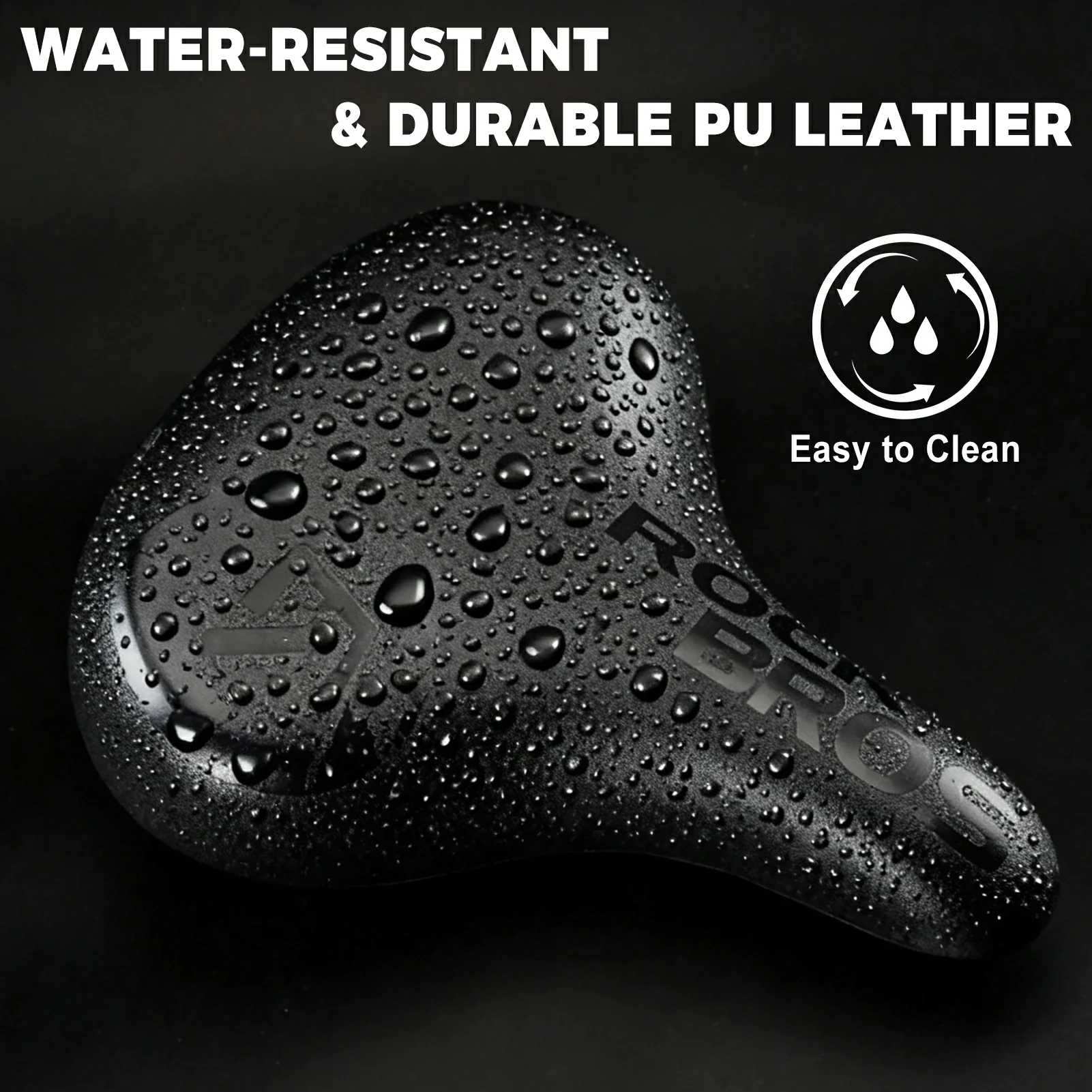 Bequemer Fahrradsattel Weicher Sattel mit Doppel-Federung - Image 5