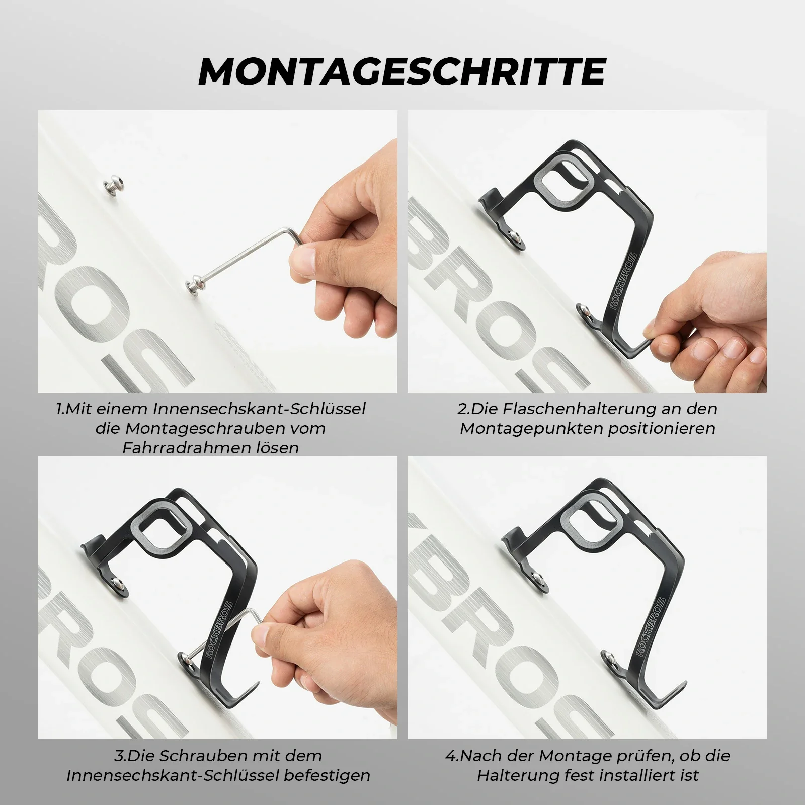 Fahrrad Flaschenhalter Aluminium 27g für Trinkflaschen bis 75mm - Image 16