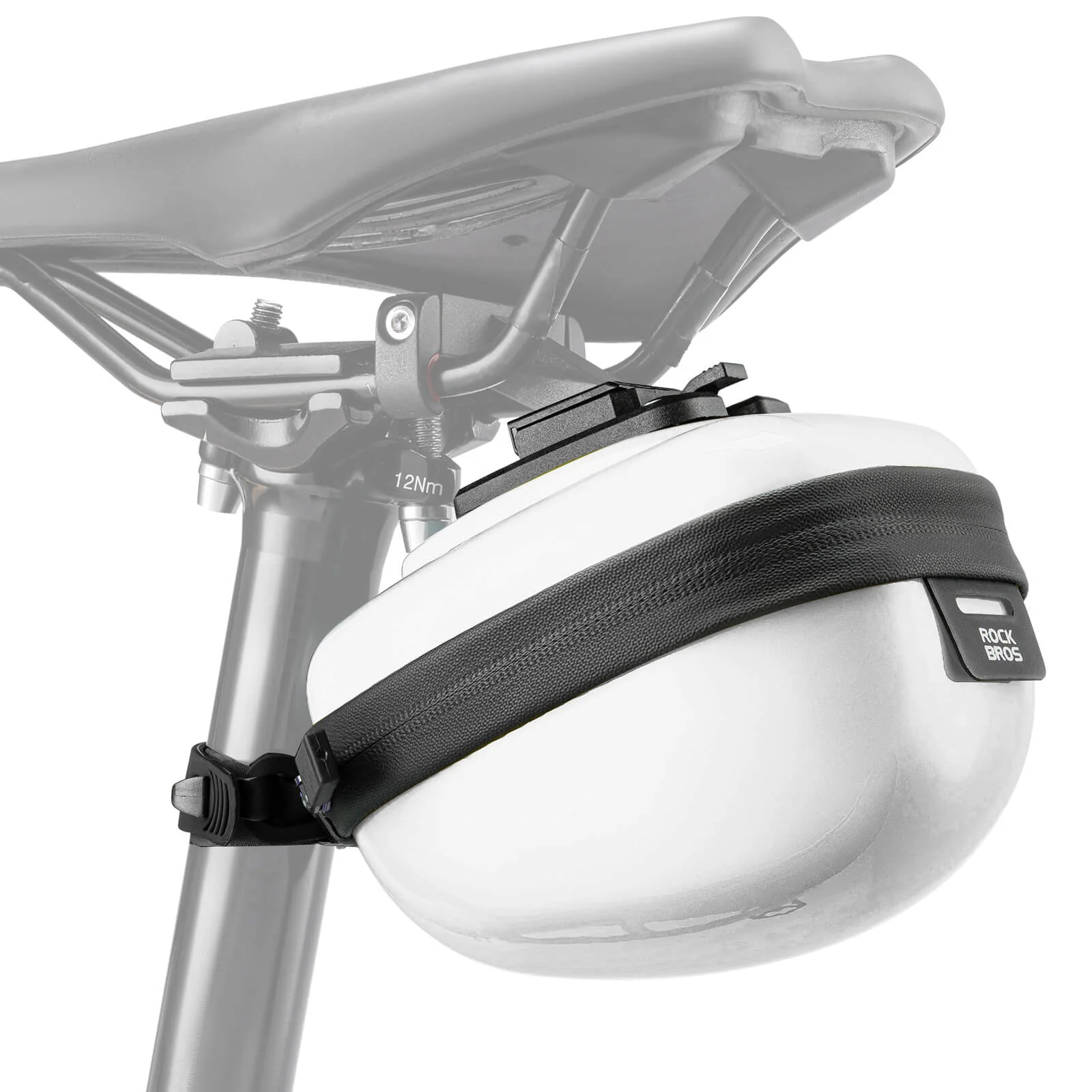Fahrrad Satteltaschen Hard Shell Reflektierend 0,4 L mit Halterung - Image 5
