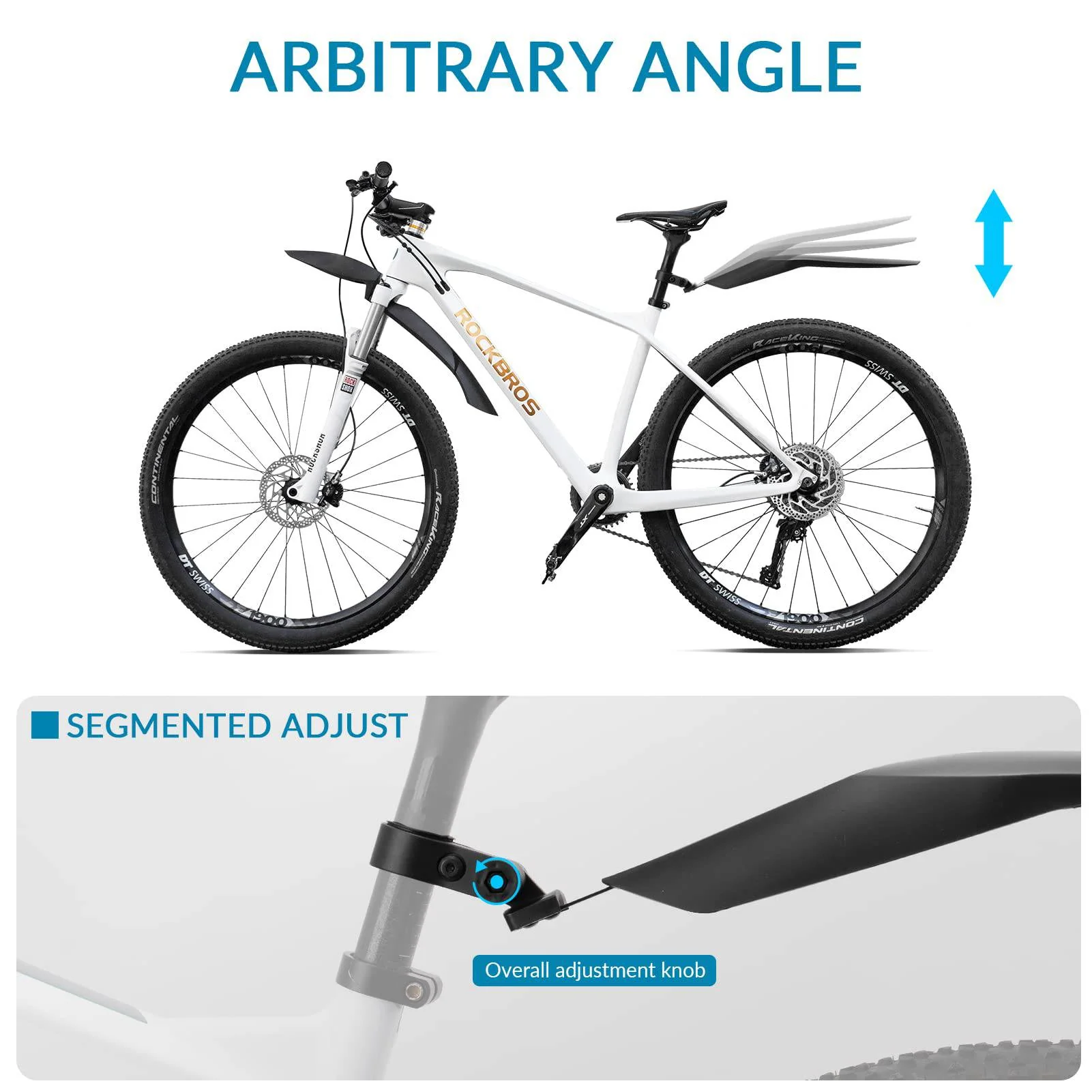 Fahrrad Schutzblech Set Mountainbikes Universal Spritzschutz - Image 5