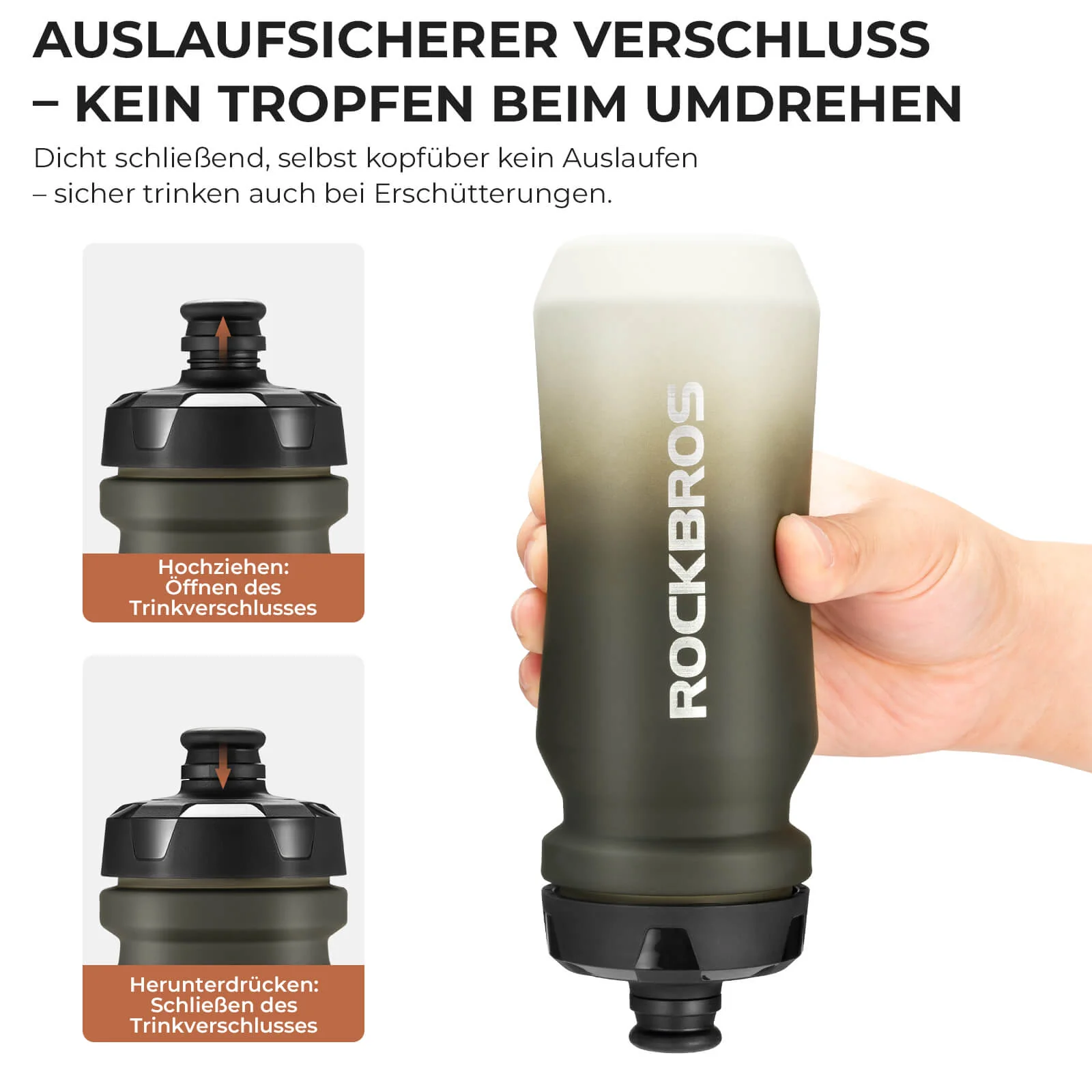 Fahrradflasche mit auslaufsicherem Pull-Top-Verschluss 600/750ml - Image 9