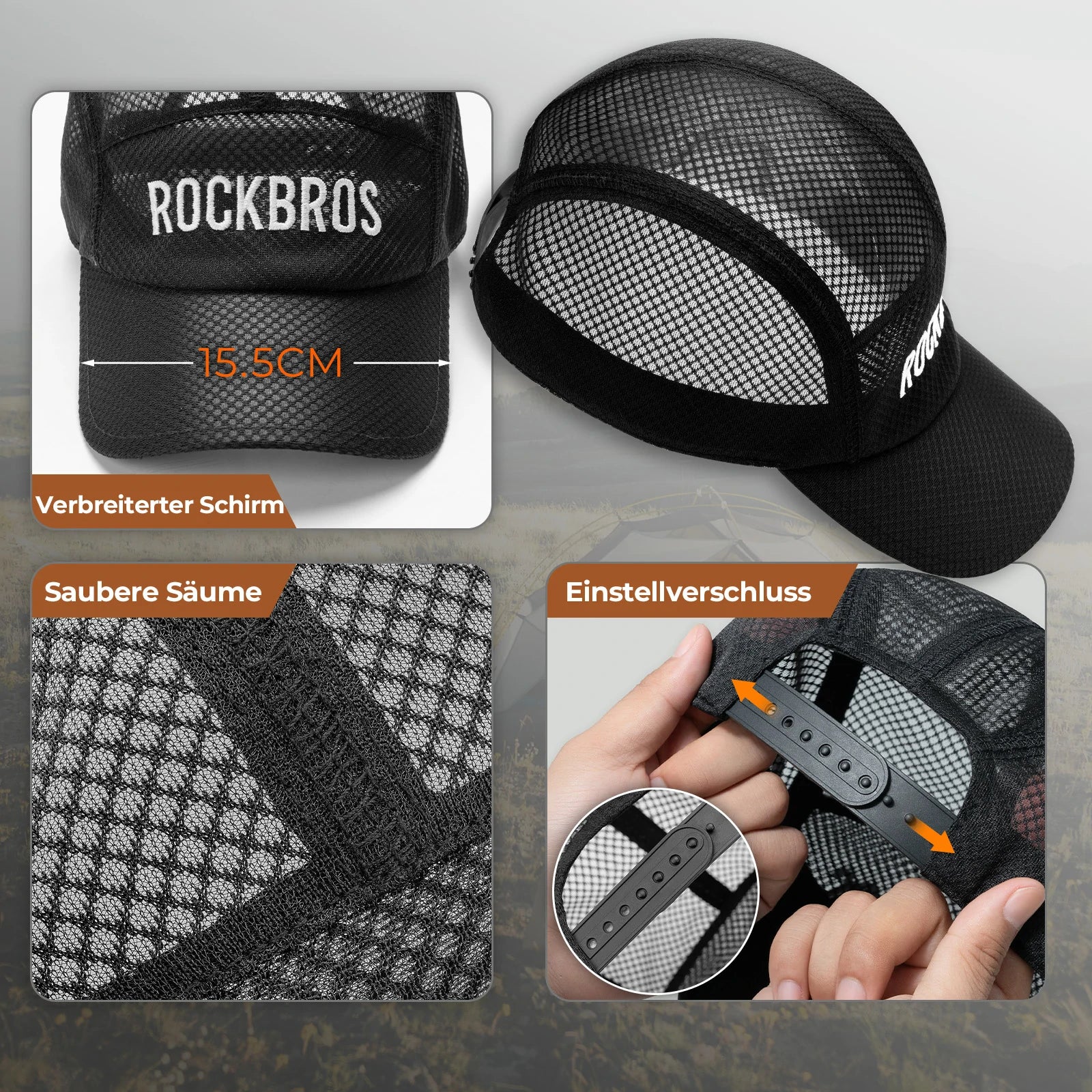 Fahrradkappe trocknend Outdoor Sport Caps UV Schutz Kappe - Image 6