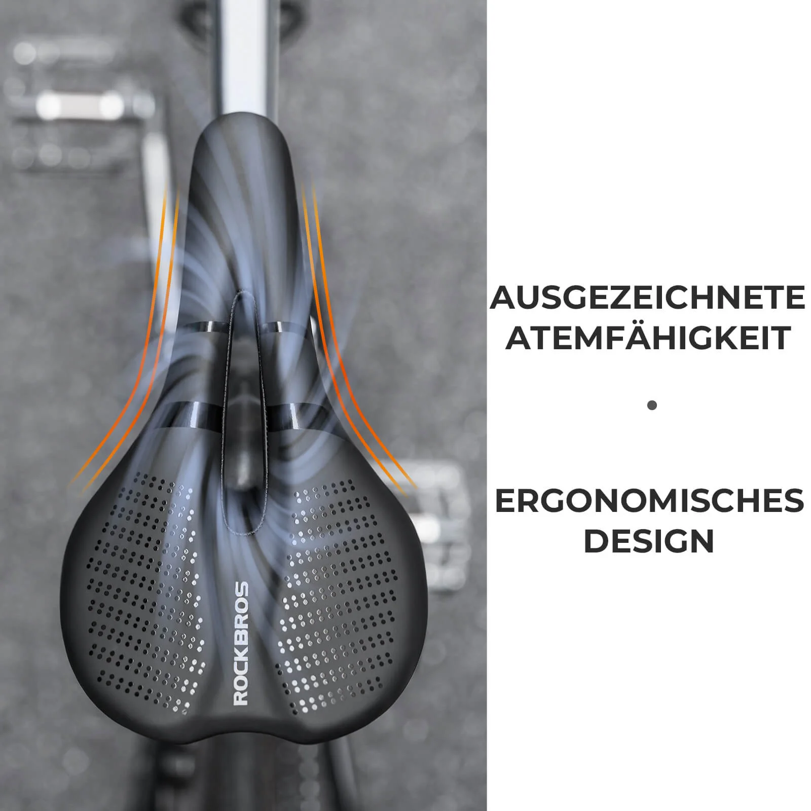Fahrradsattel Bequem Memory Foam für Rennrad MTB - Image 5