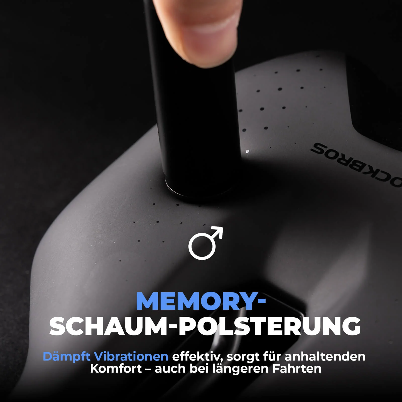 Fahrradsattel Ergonomisch Wasserdicht Atmungsaktiv Herren - Image 5