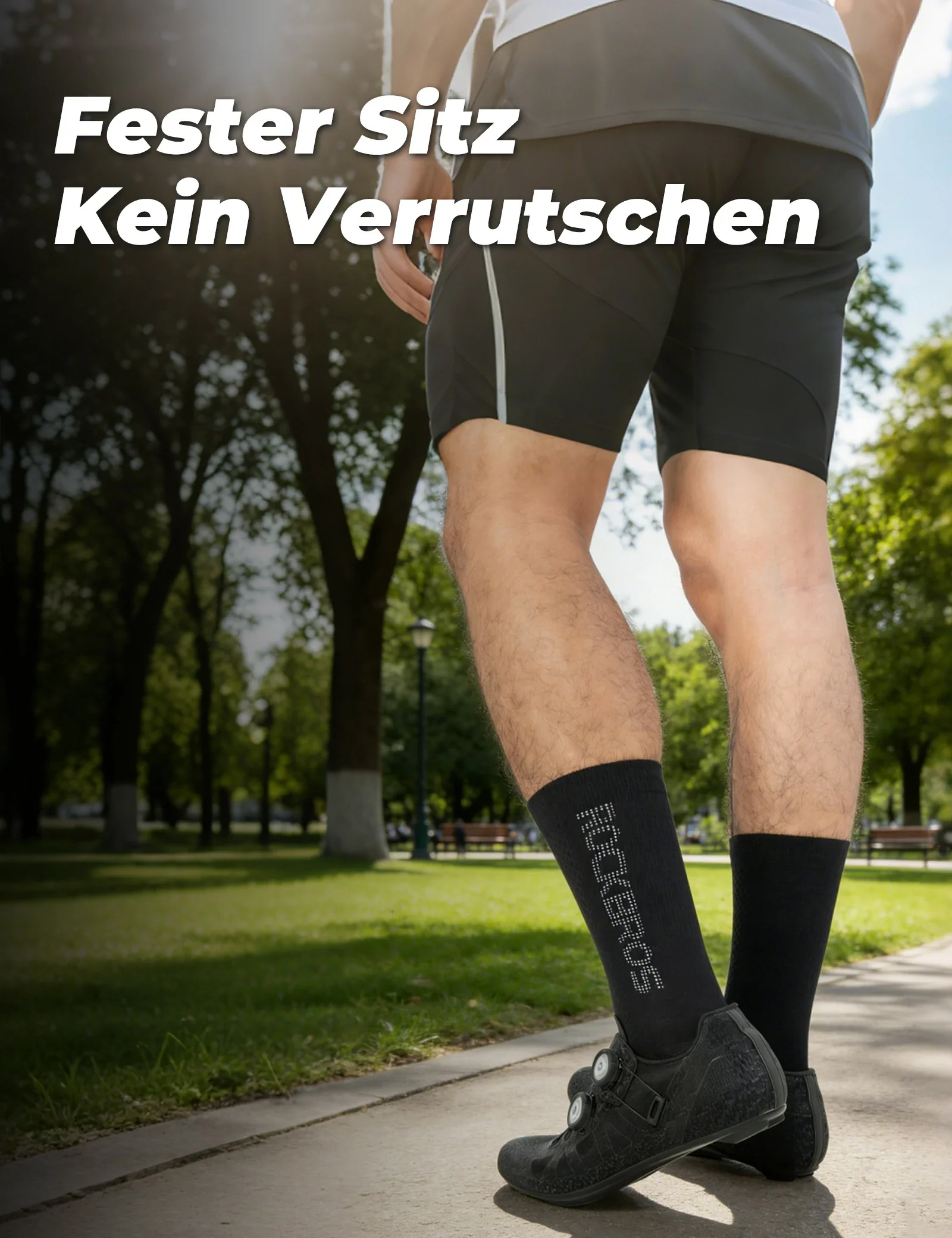 Fahrradsocken Reflektierendes Logo Zweipaarpackung - Image 3