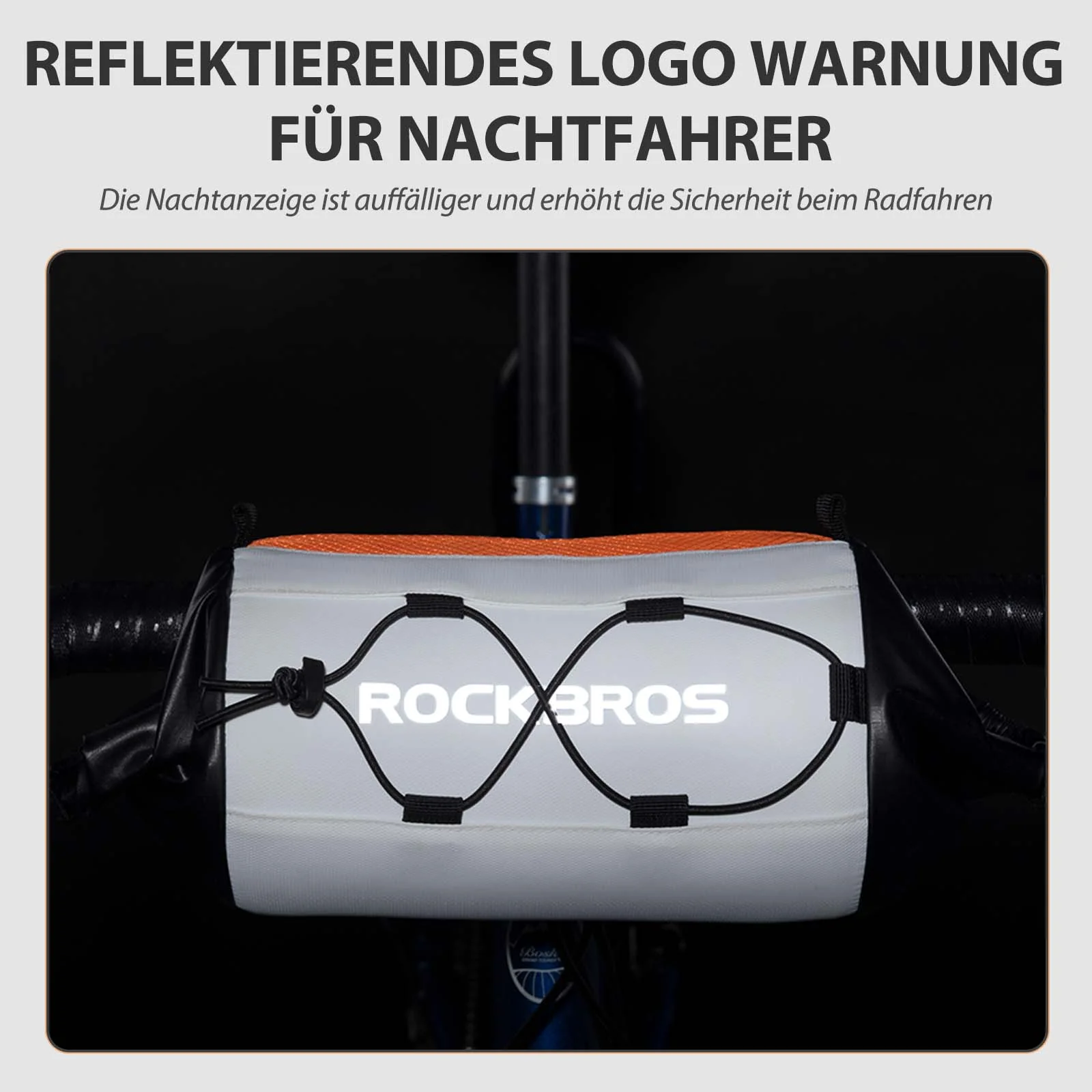 Fahrradtasche Lenkertasche Aufbewahrungstasche mit Schultergurt - Image 7