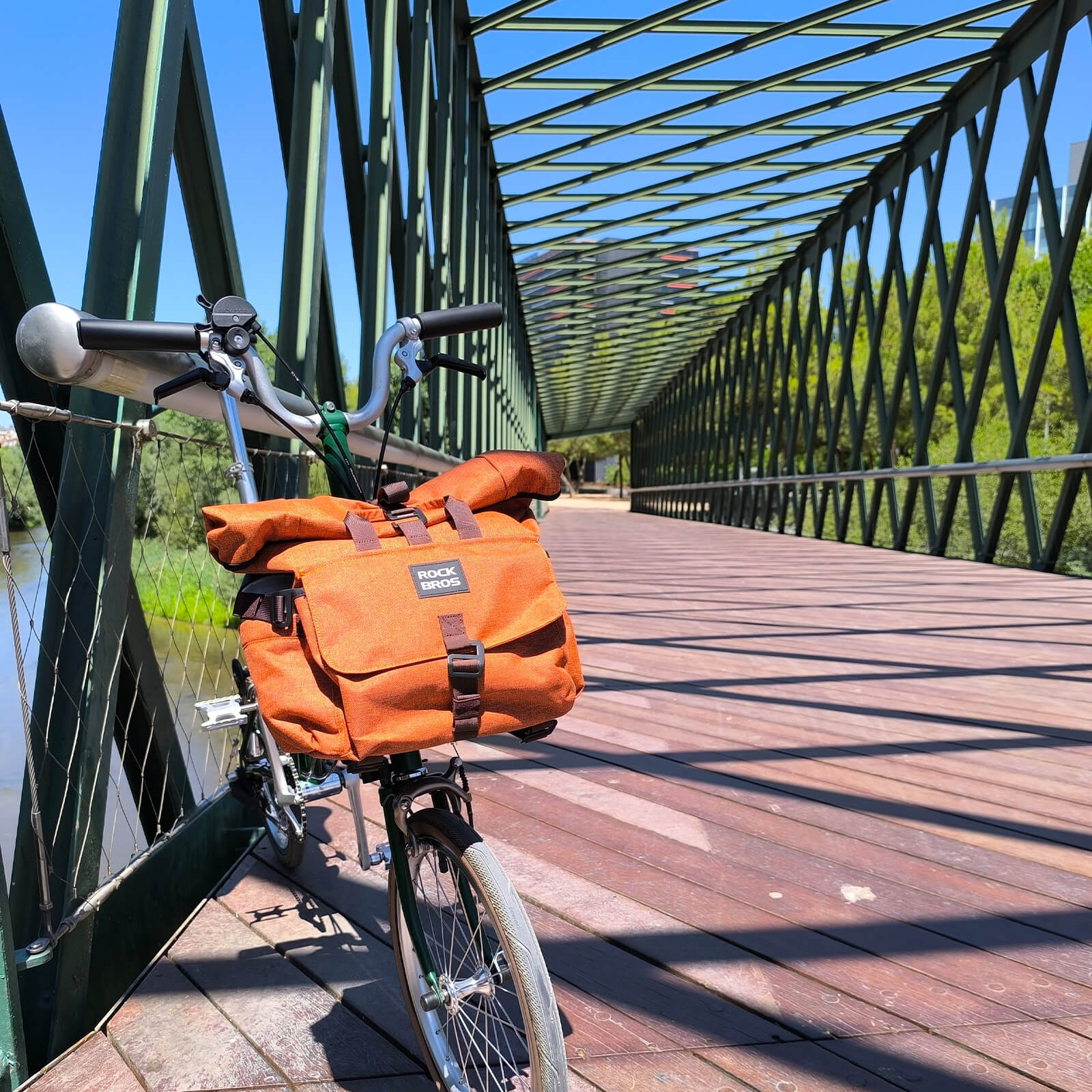 Fahrradtasche Lenkertasche für Brompton 15L+1,8L - Image 9