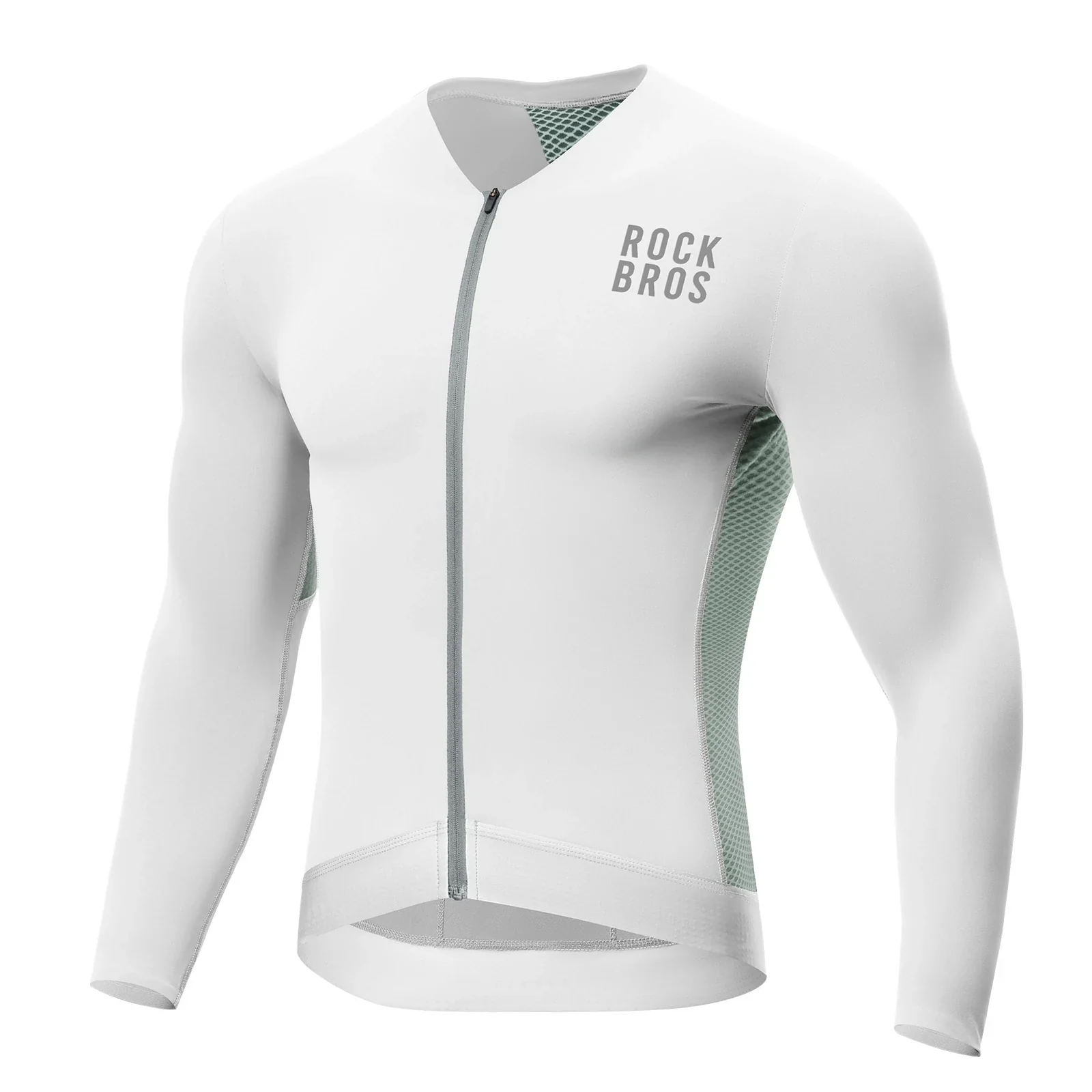 Fahrradtrikot Radtrikot Langarm Herren, Atmungsaktiv und Schnelltrocknend, Elastisches - Image 17