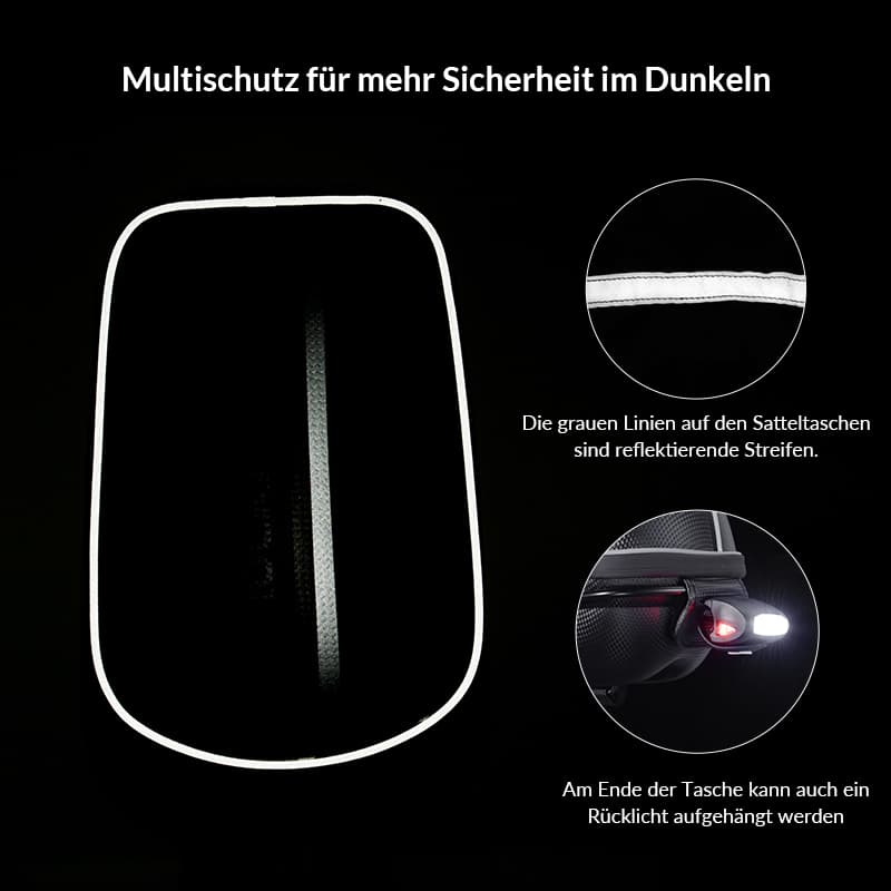 Gepäckträgertasche Wasserfest Schnellspanner Design mit Halterung - Image 7