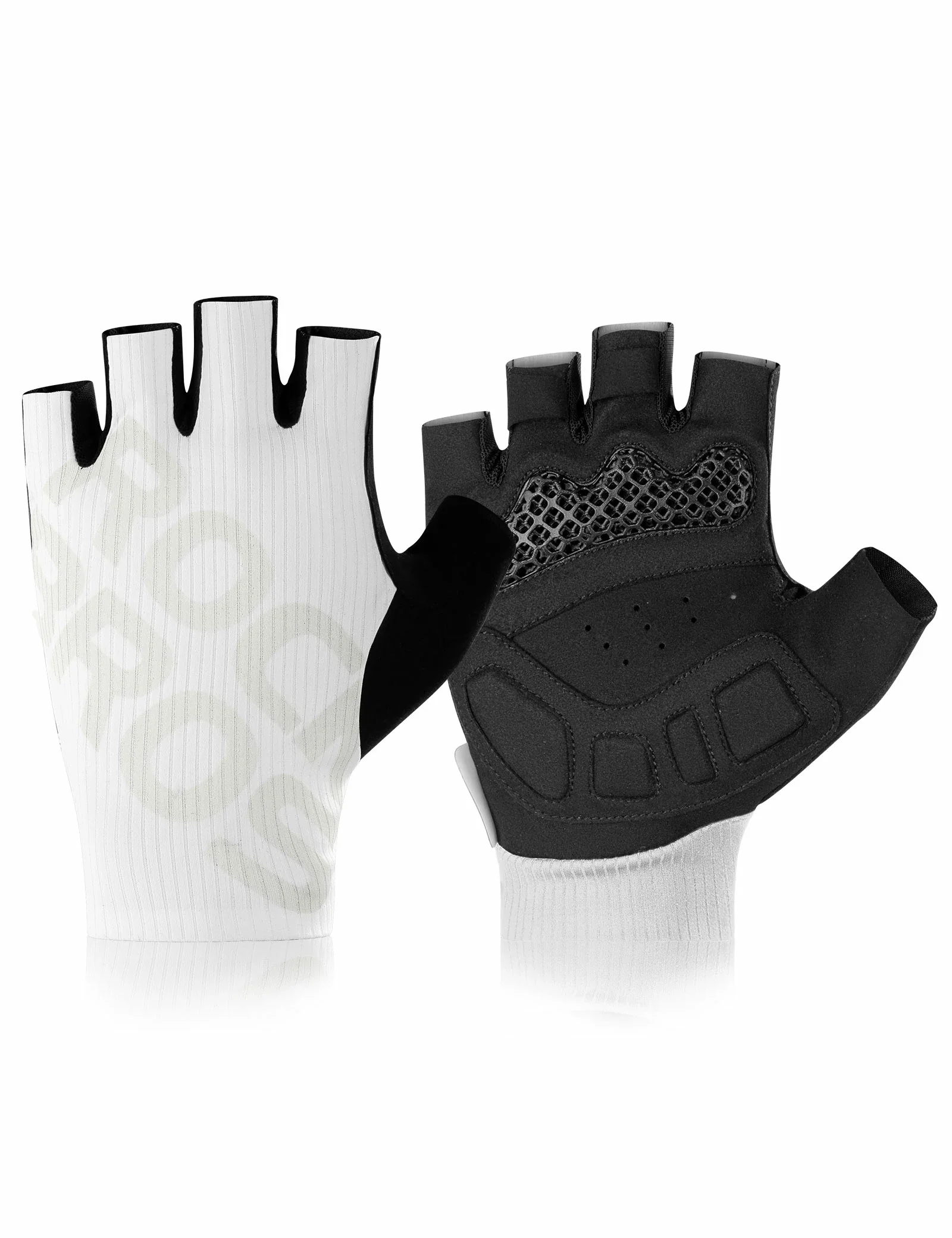 Halbfinger-Fahrradhandschuhe Sommer Elastisch & Atmungsaktiv, Anti-Rutsch- und Dämpfungspolster - Image 2