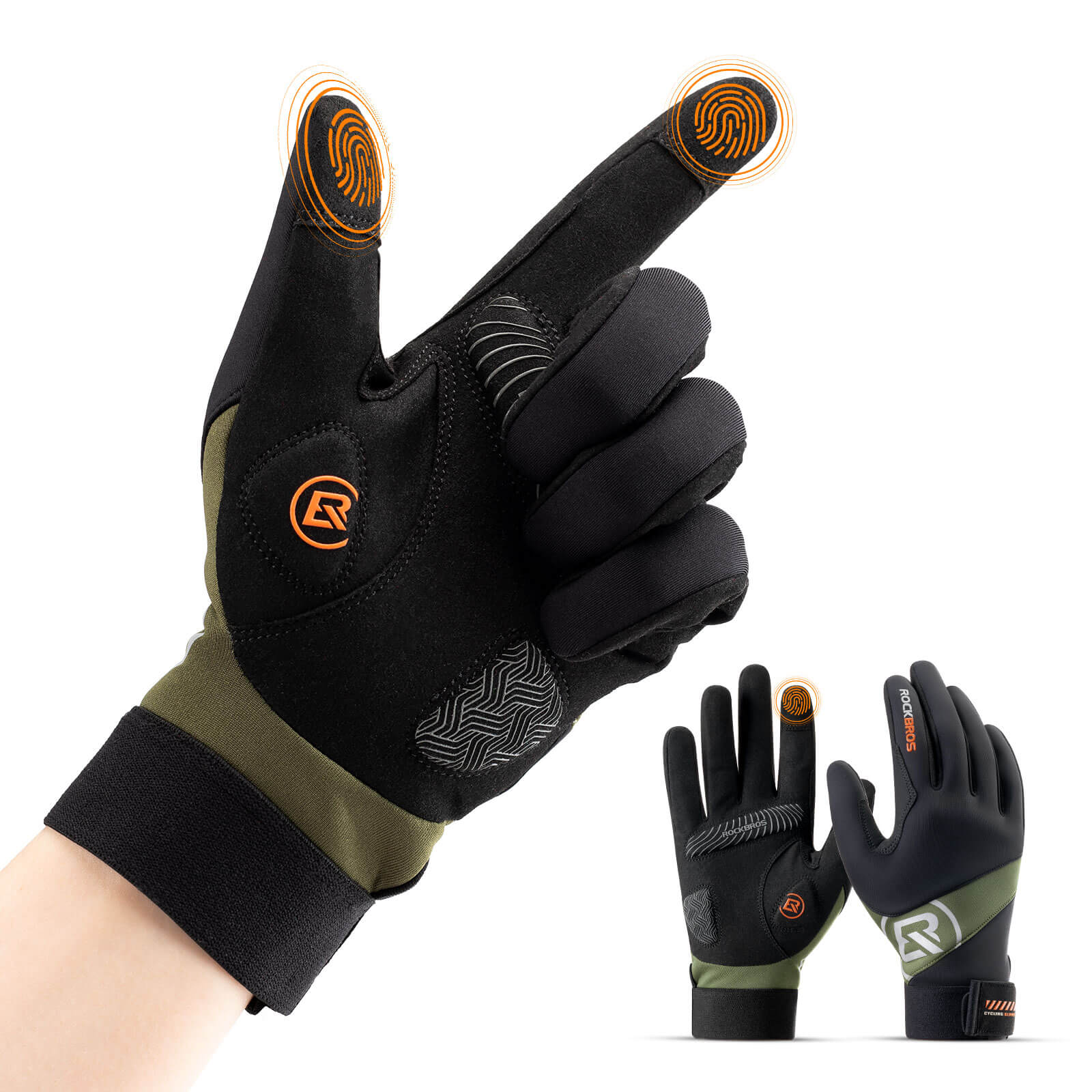 Herbst Fahrradhandschuhe Touchscreen-fähig - Image 2