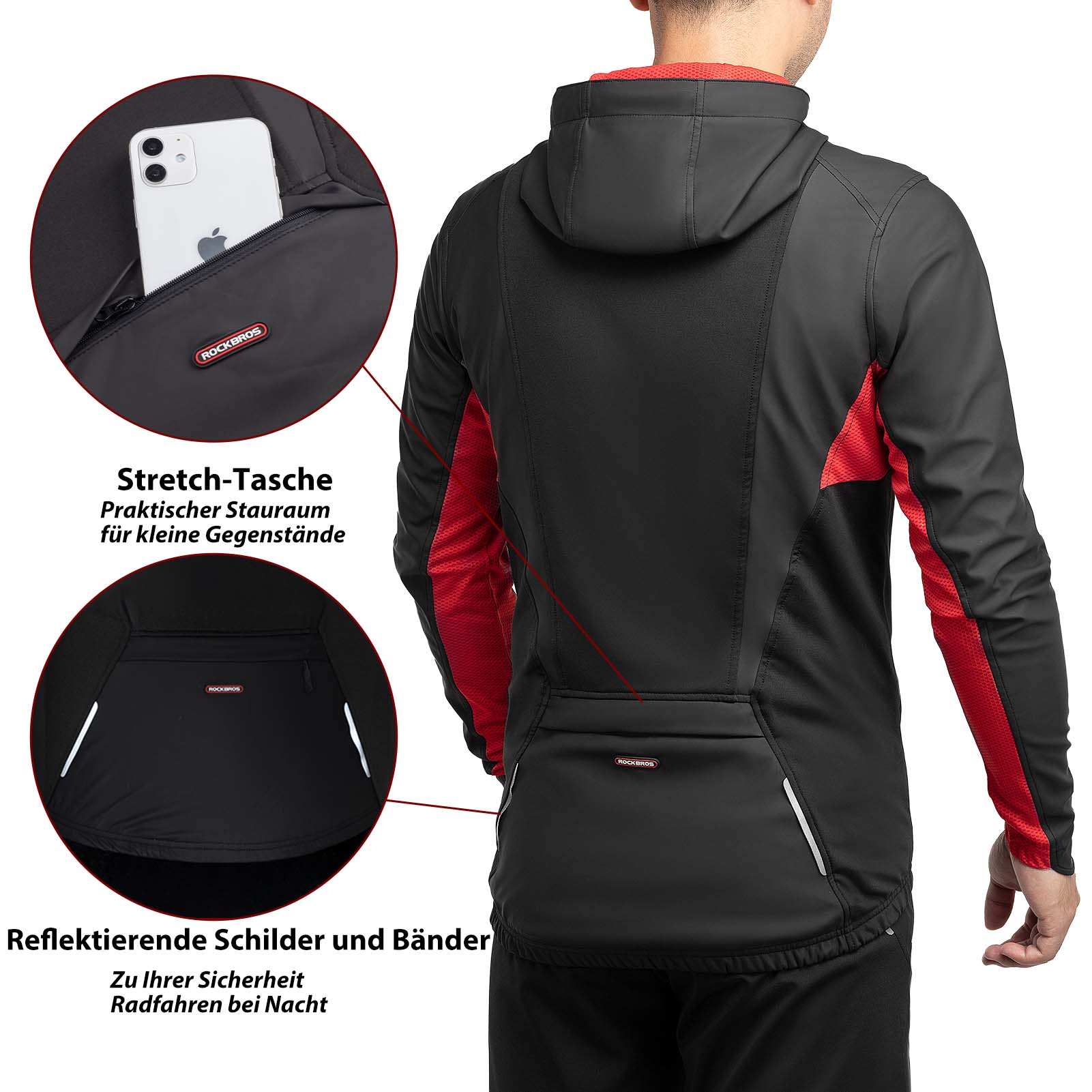 Herren Fahrradjacke für Winter & Pendeln - Image 4