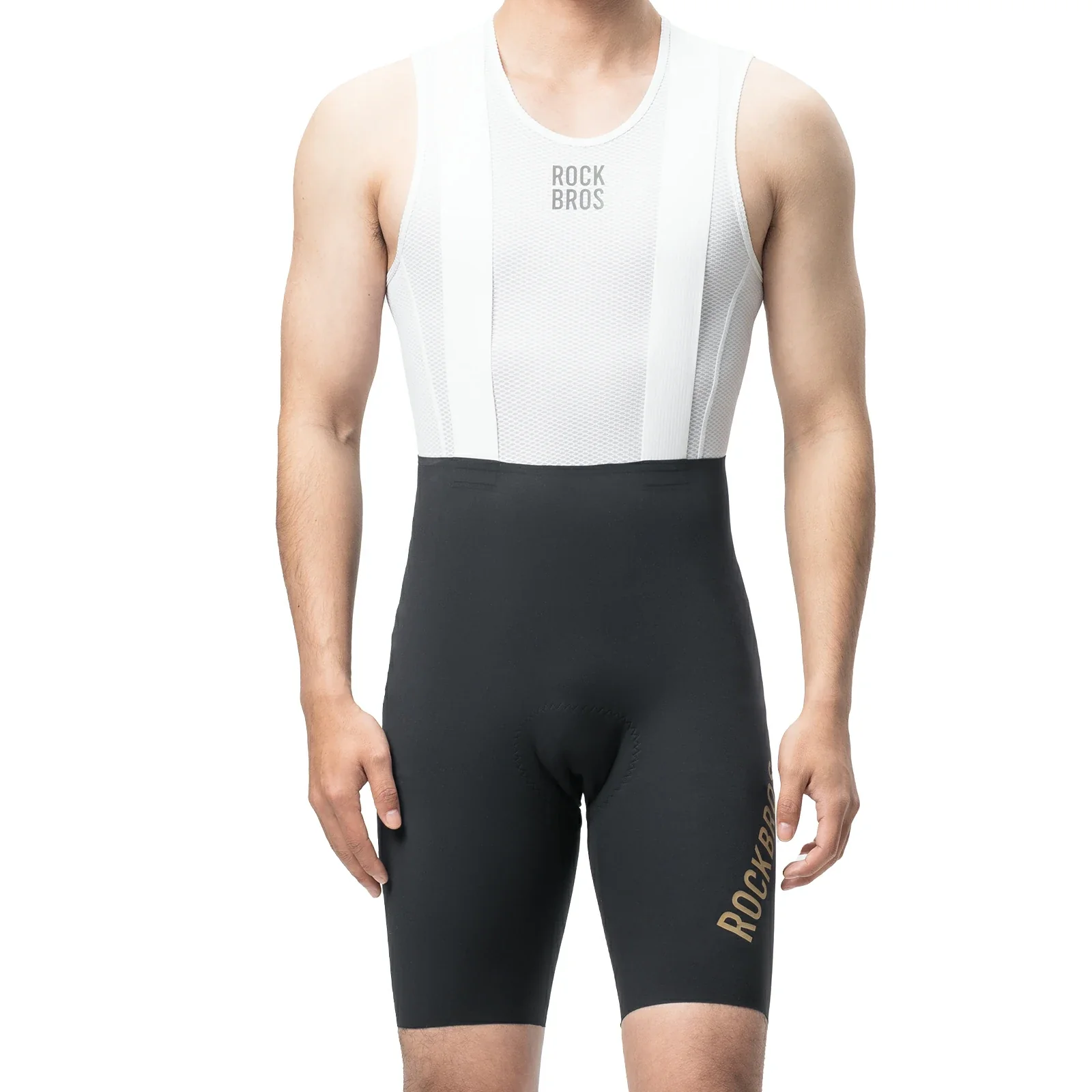 Herren Radlerhose mit Träger Gepolstert, Fahrradhose Kurz, Atmungsaktive schnelltrocknende - Image 4