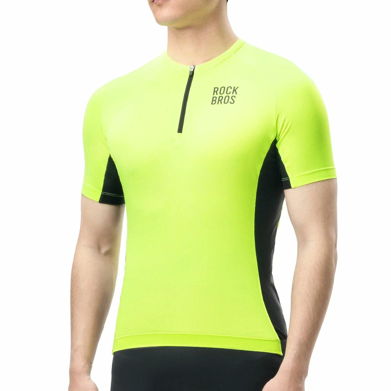 Herren Radtrikot Fahrradtrikot Kurzarm, Atmungsaktiv Fahrrad Trikot - Image 2