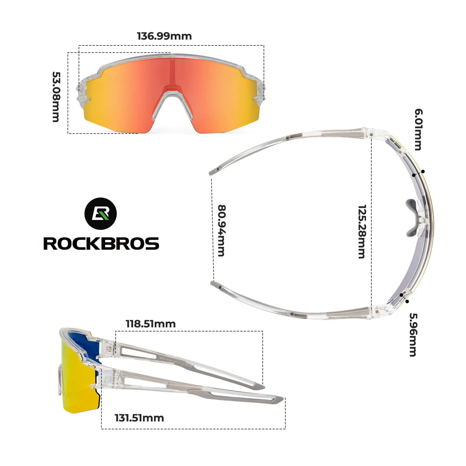 Polarisierte Sport- und Fahrradbrille für Kinder - Image 19