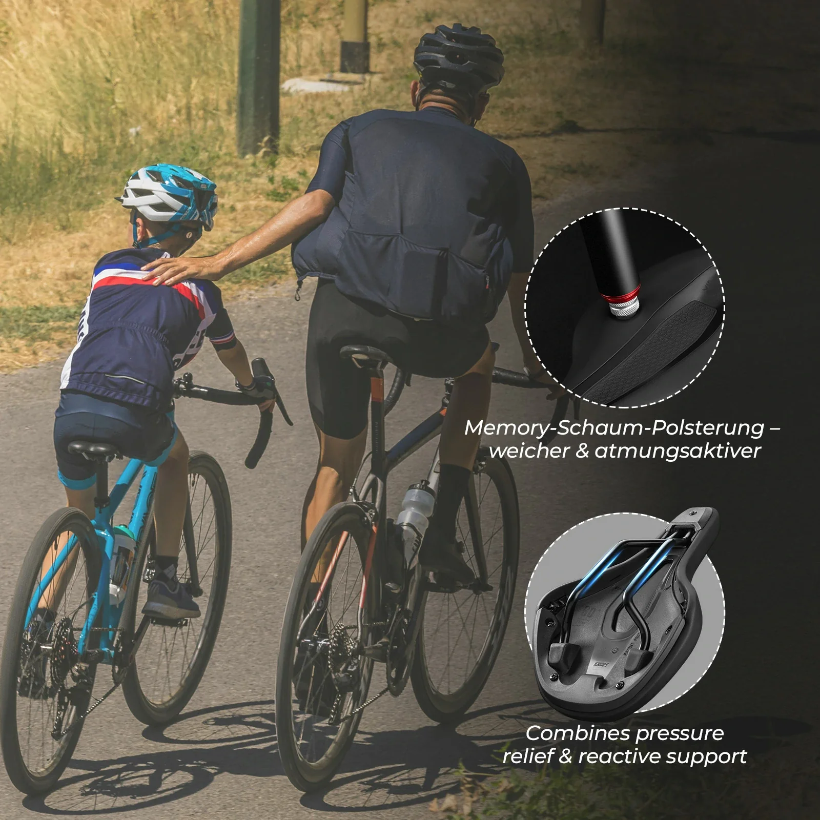 Kinder Fahrradsattel, Stoßdämpfend und Wasserdicht - Image 3