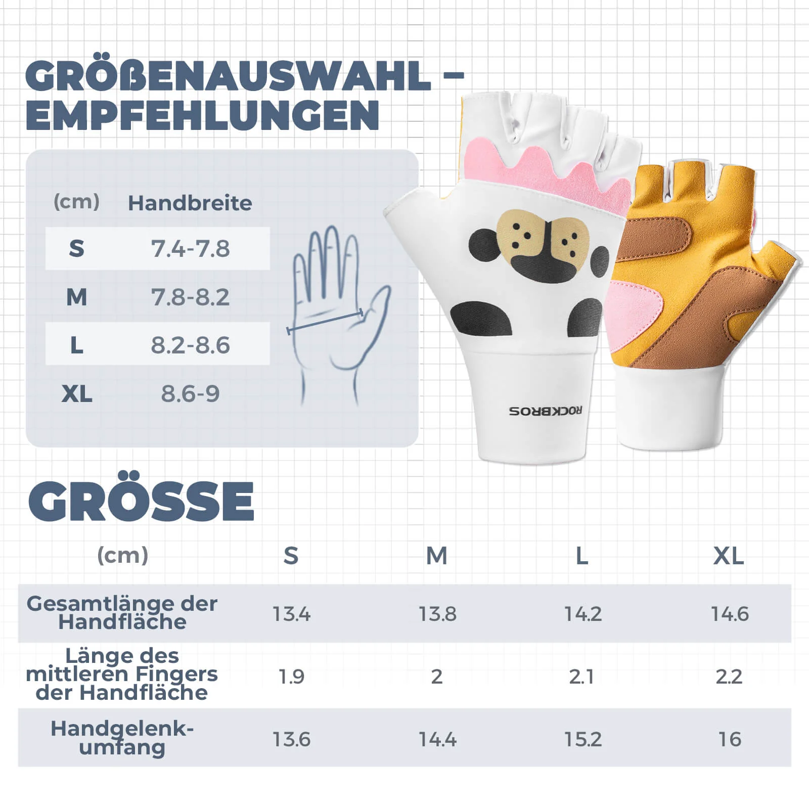 Kinder Halbfinger Fingerlose Fahrradhandschuhe - Image 13