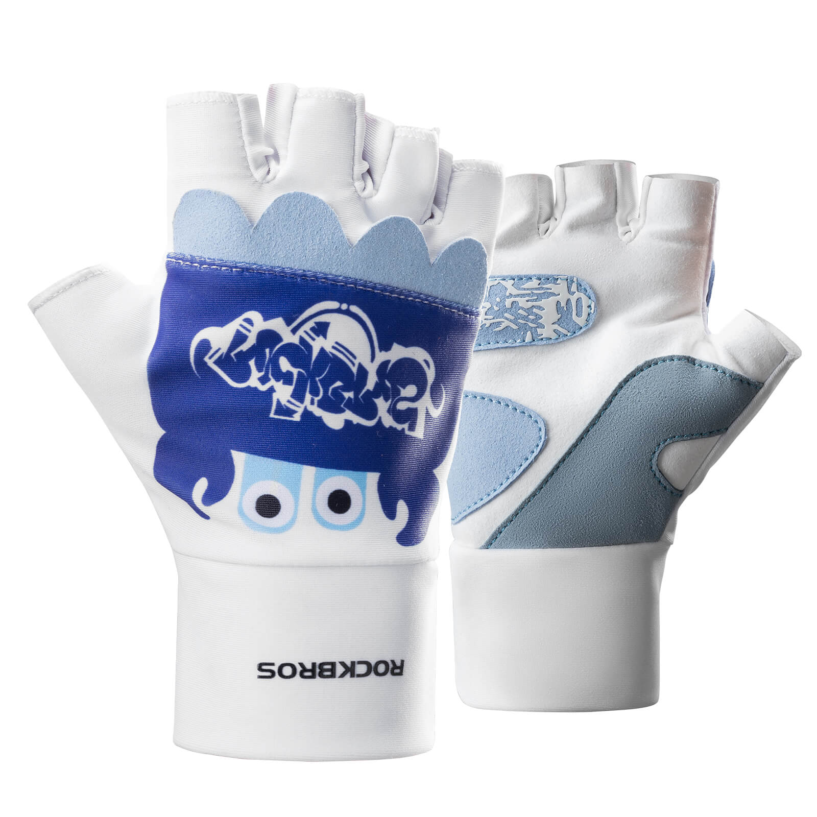 Kinder Halbfinger Fingerlose Fahrradhandschuhe - Image 3