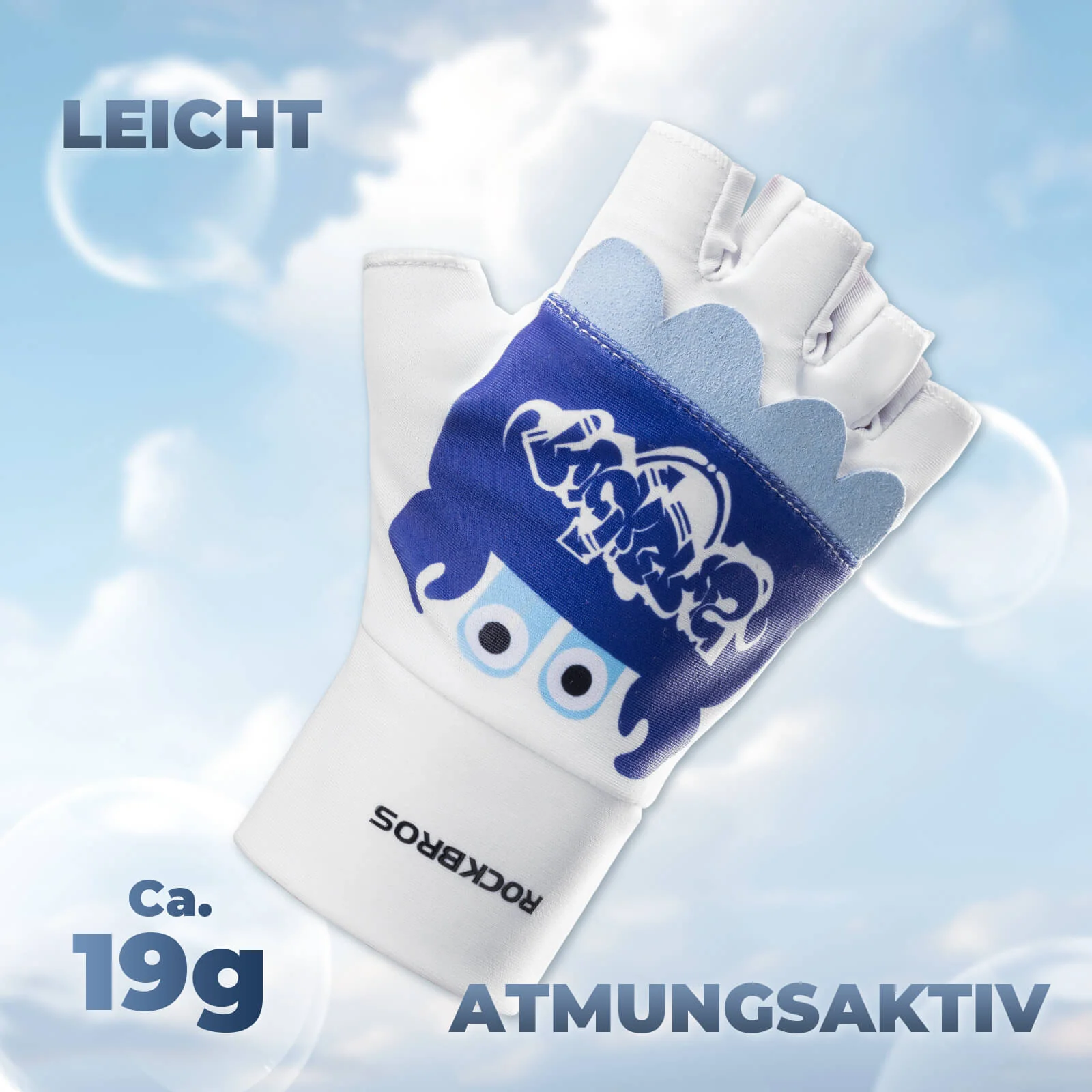 Kinder Halbfinger Fingerlose Fahrradhandschuhe - Image 5