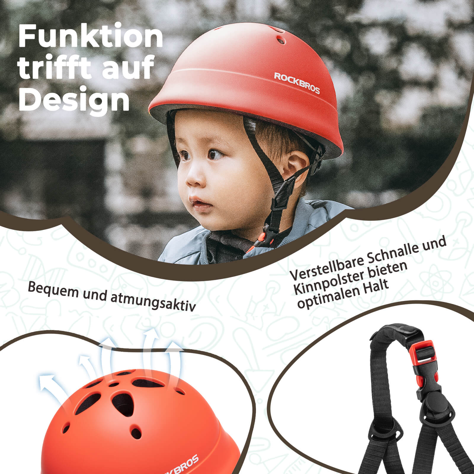 Kinderhelm Fahrradhelm 48-52cm 2-5 Jahre - Image 19
