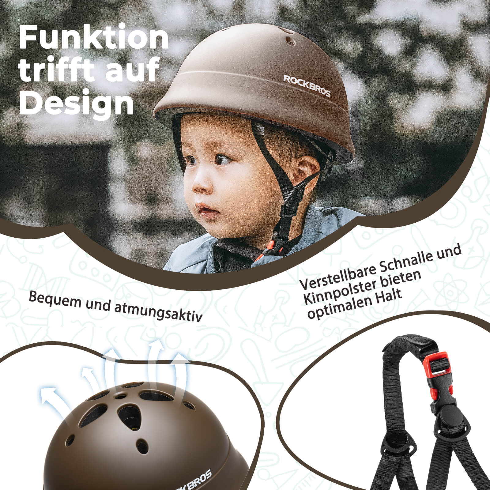 Kinderhelm Fahrradhelm 48-52cm 2-5 Jahre - Image 22