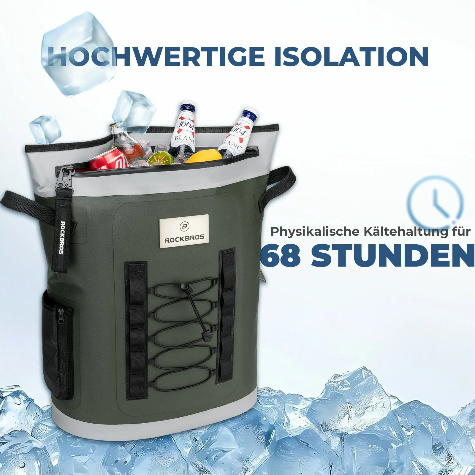 Kühltaschen 18L Groß 68h Kühl Tragbare - Image 3