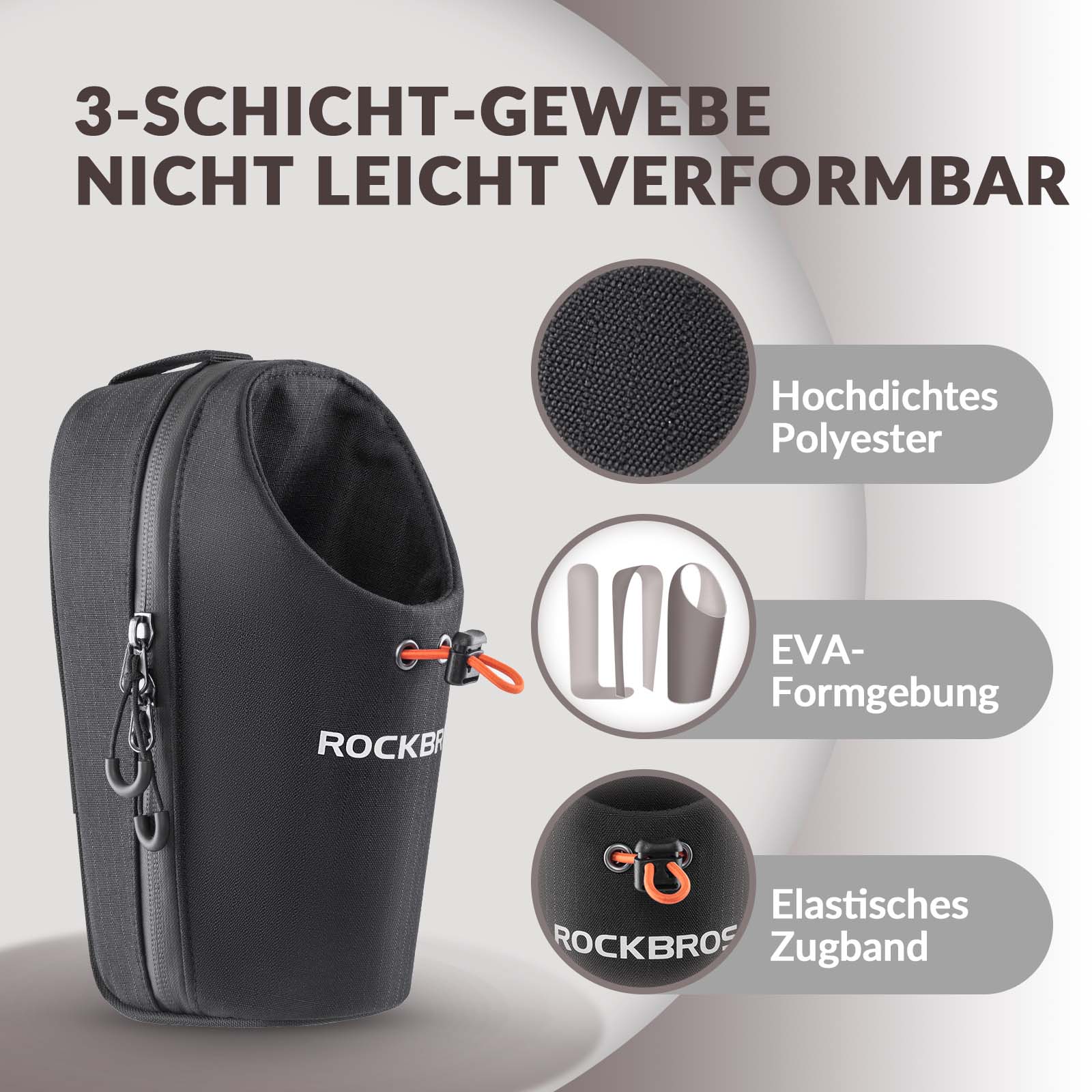 Lenkertasche Flaschentasche Trinkflaschenhalter Multifunktionales Design - Image 13