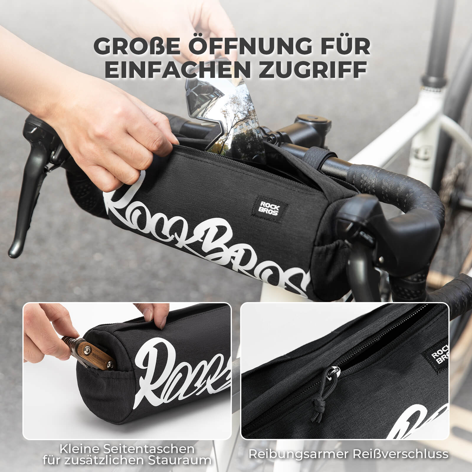 Lenkertasche Klein mit Schultergurt 2L/3,6L - SketchRide Series - Image 8