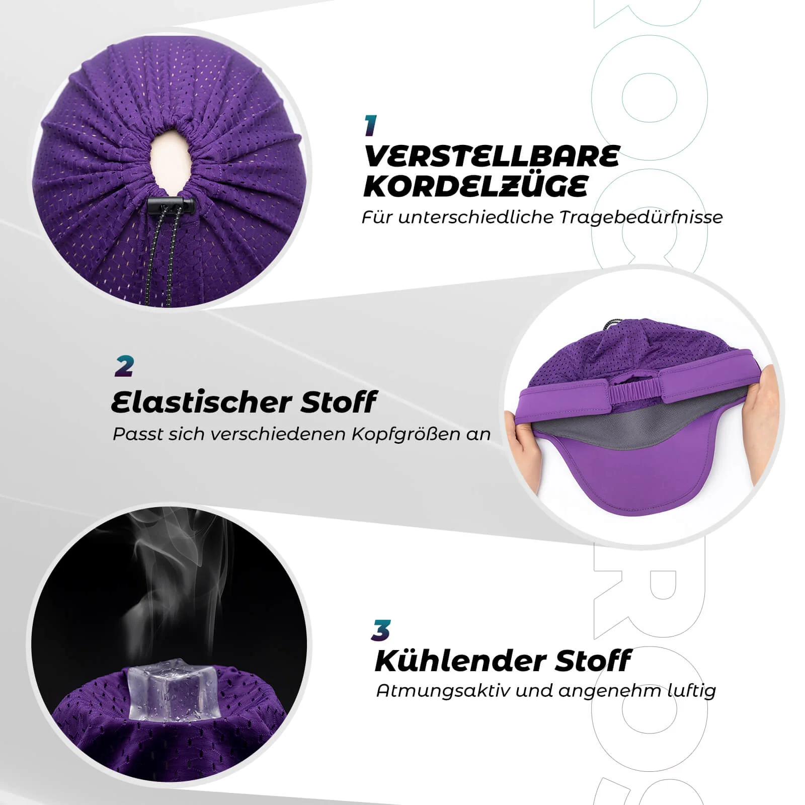 Pferdeschwanz Kappe UV-Schutz Sommer Unisex - Image 9