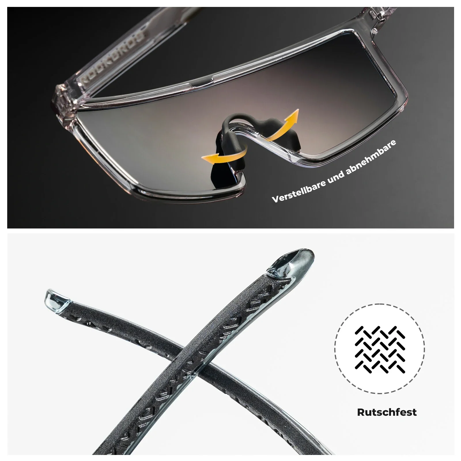 Photochromatisch Fahrradbrille, UV400 mit TR90 Rahmen - Image 5