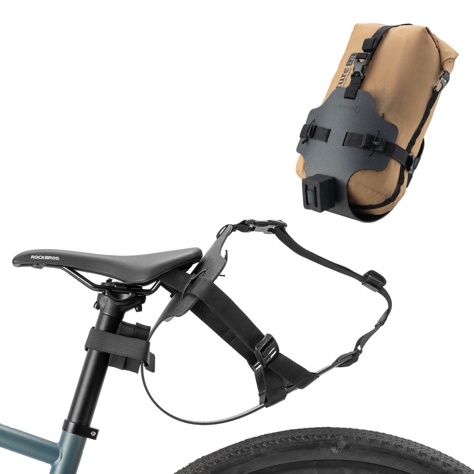 Qunature Bikepacking Heck Gepäckträger - Image 2