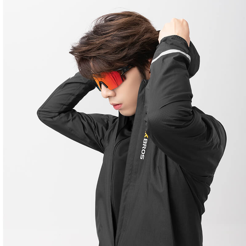 Radsport Fahrradjacke Regenjacke Wasserabweisend Leicht - Image 7