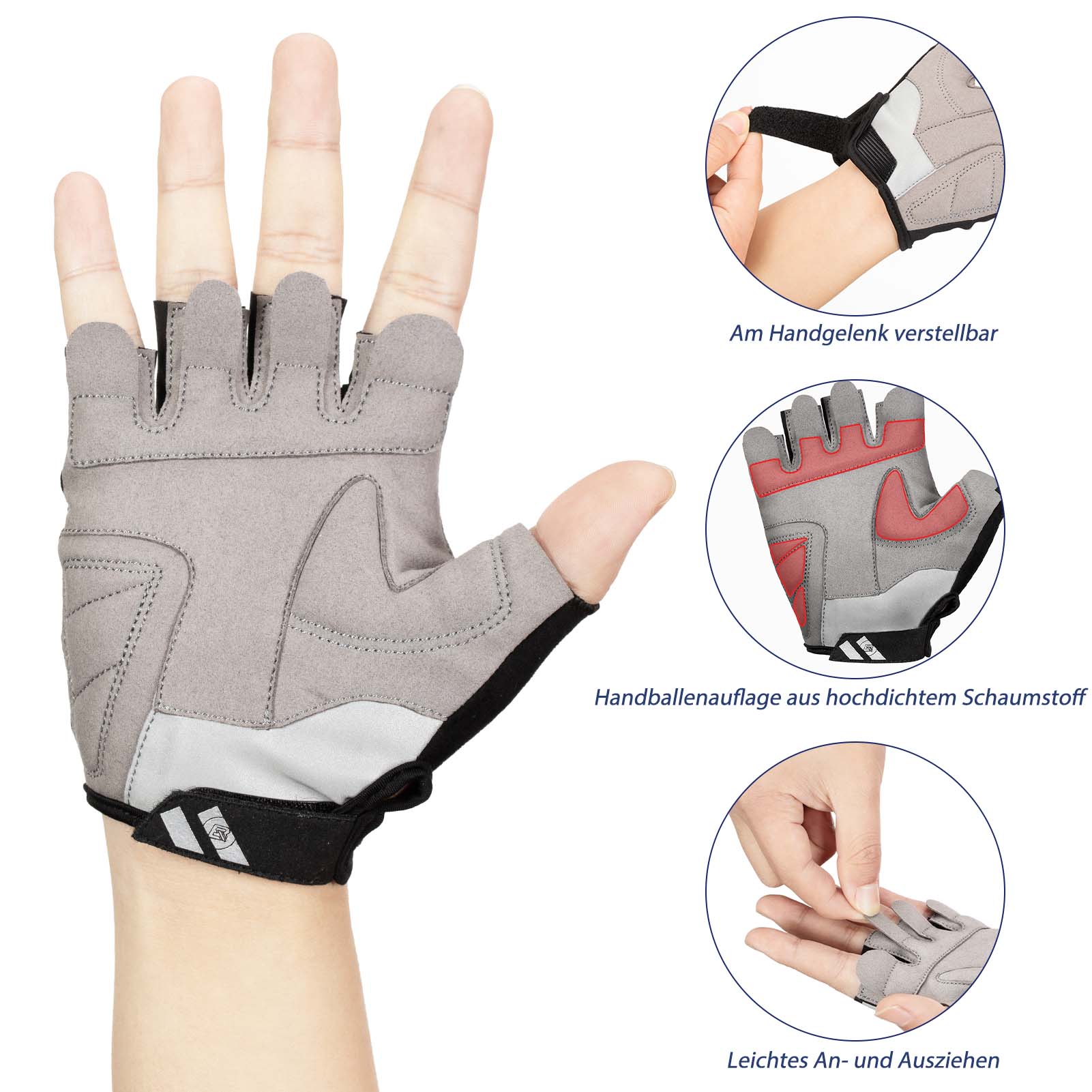 Radsport Touchscreen Fingerlose Handschuhe Frühling - Image 3