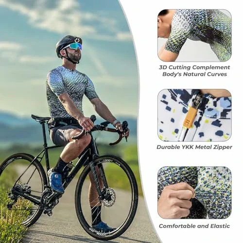 Radtrikot Herren Kurzarm Fahrradtrikot - Image 2