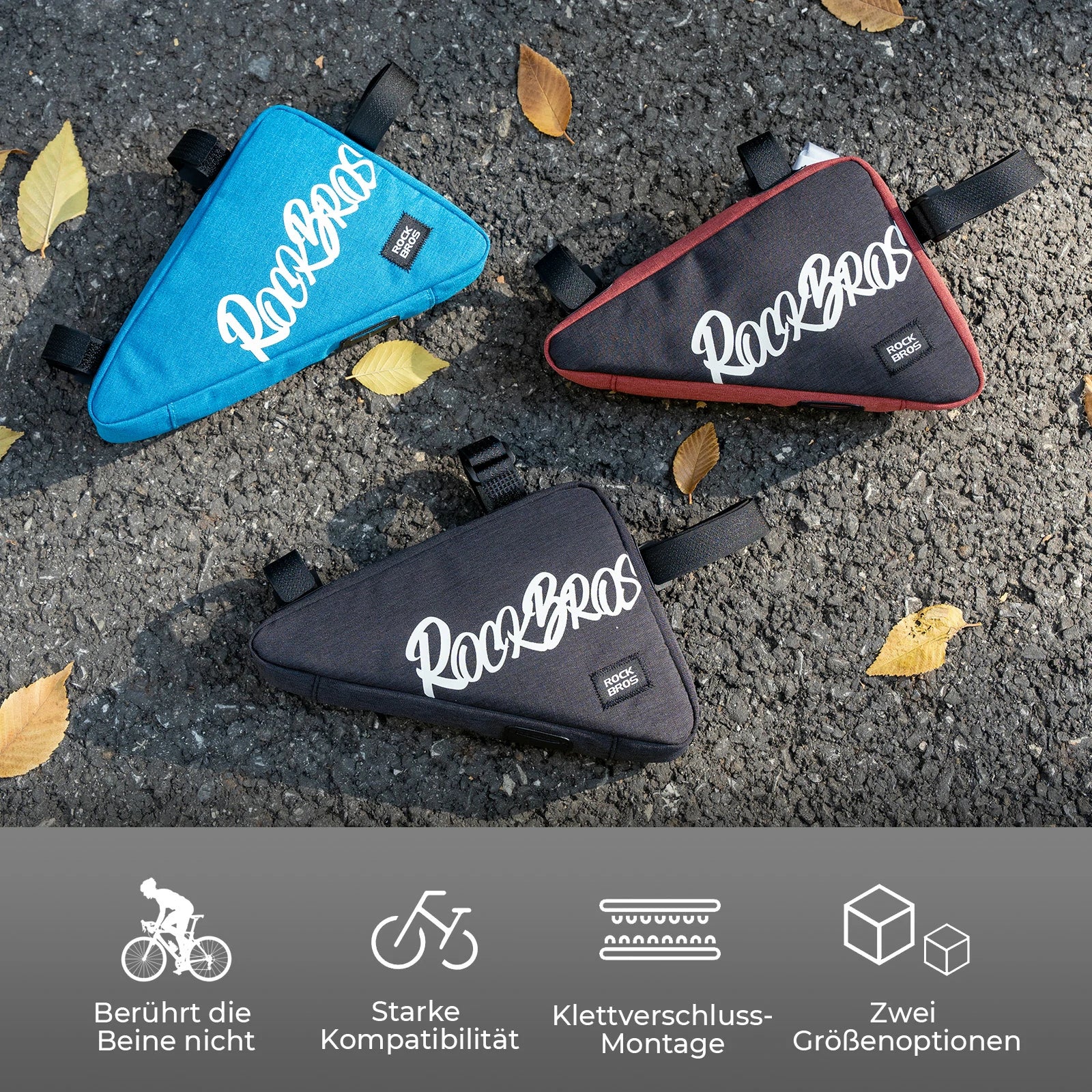 Rahmentasche Fahrrad Dreieckstasche  0.8L–1.4L - Image 14