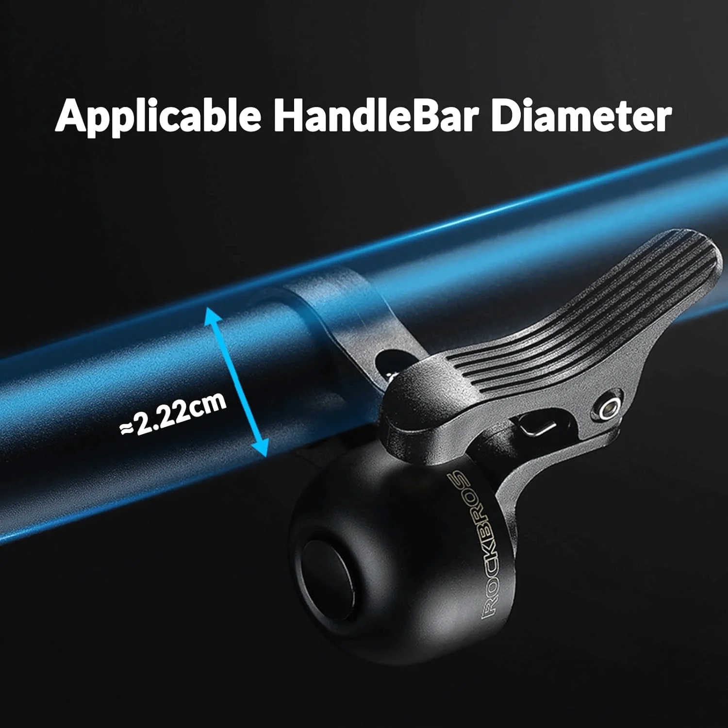 Rennrad Fahrradklingel 100dB für gebogene Lenker 22,2mm - Image 3