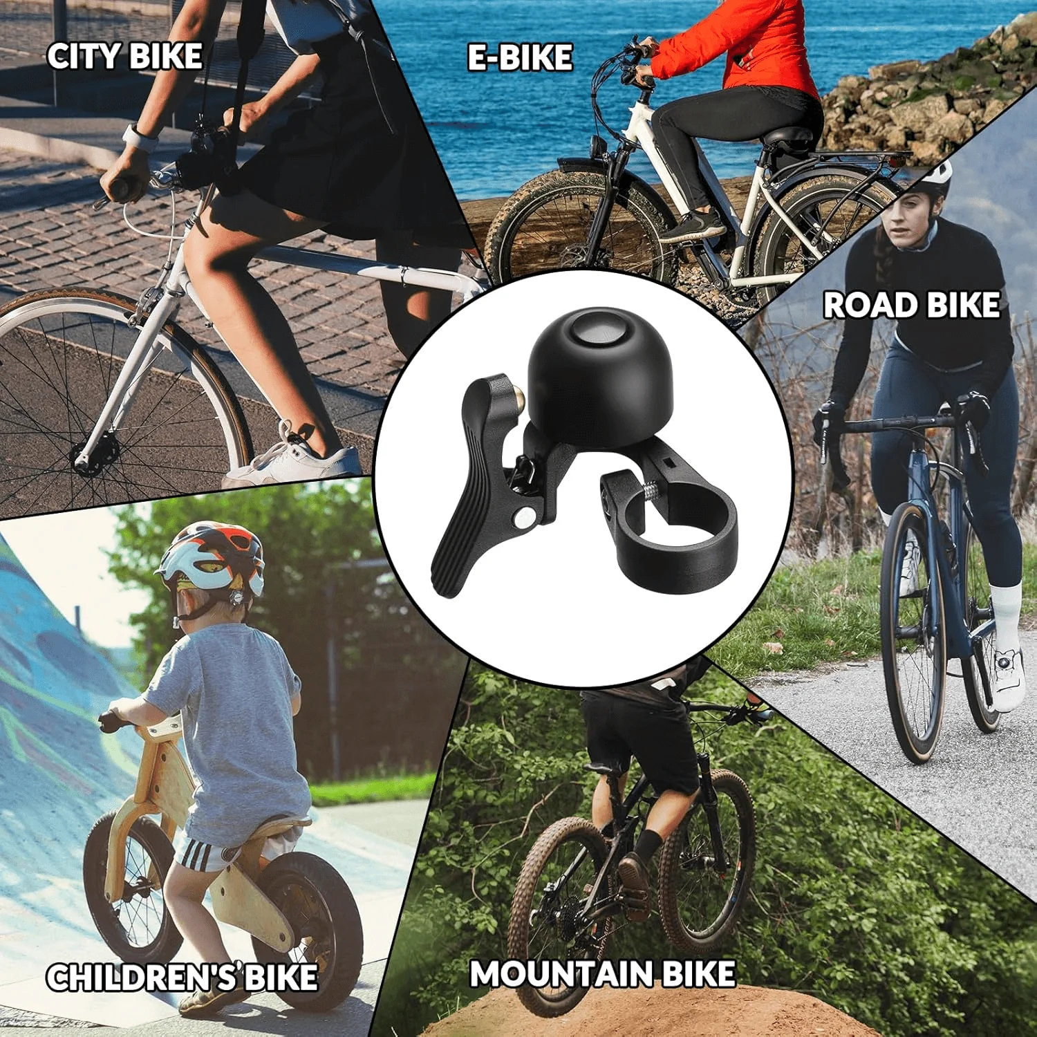 Rennrad Fahrradklingel 100dB für gebogene Lenker 22,2mm - Image 8