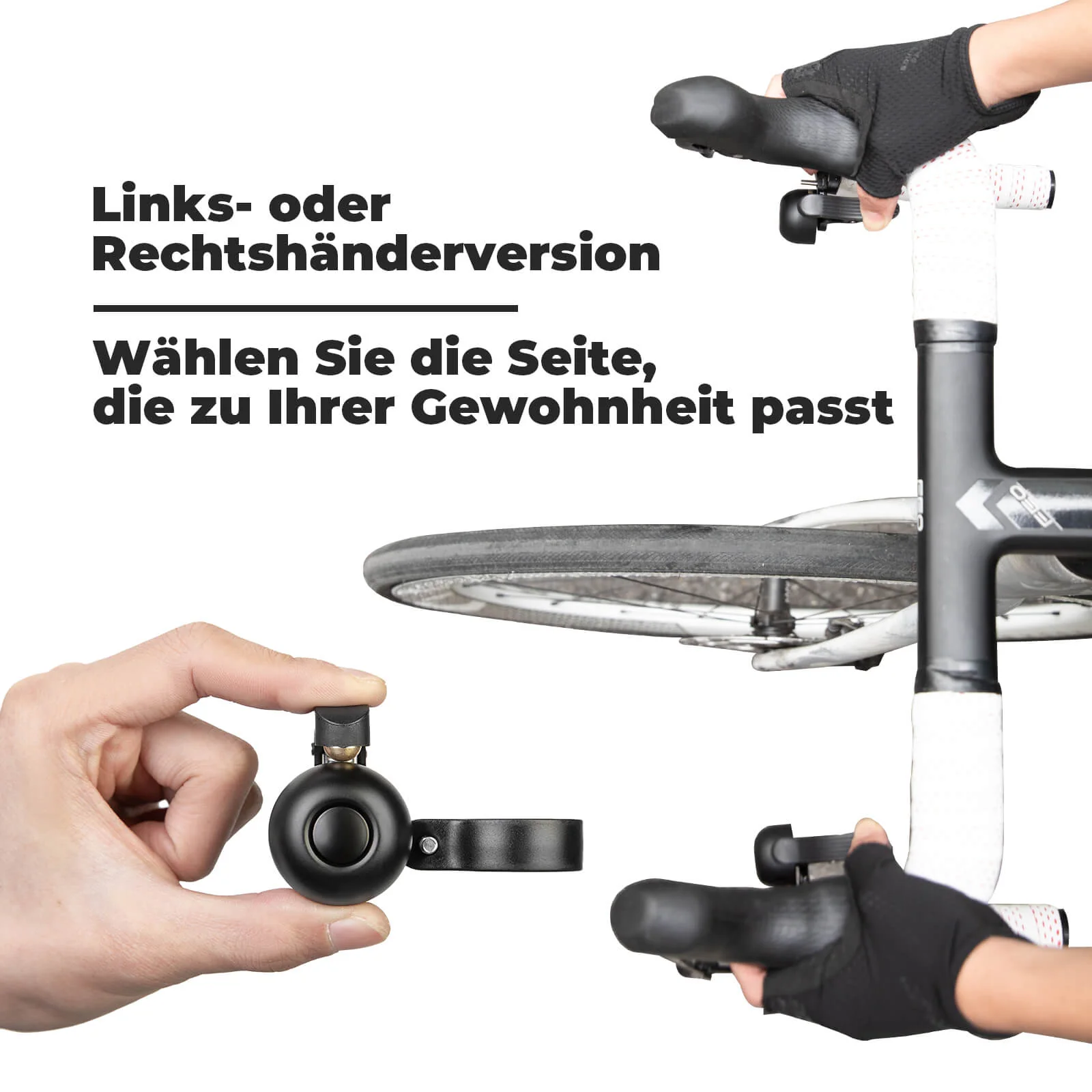 Rennrad Fahrradklingel für gebogene Lenker 27-30 mm - Image 8