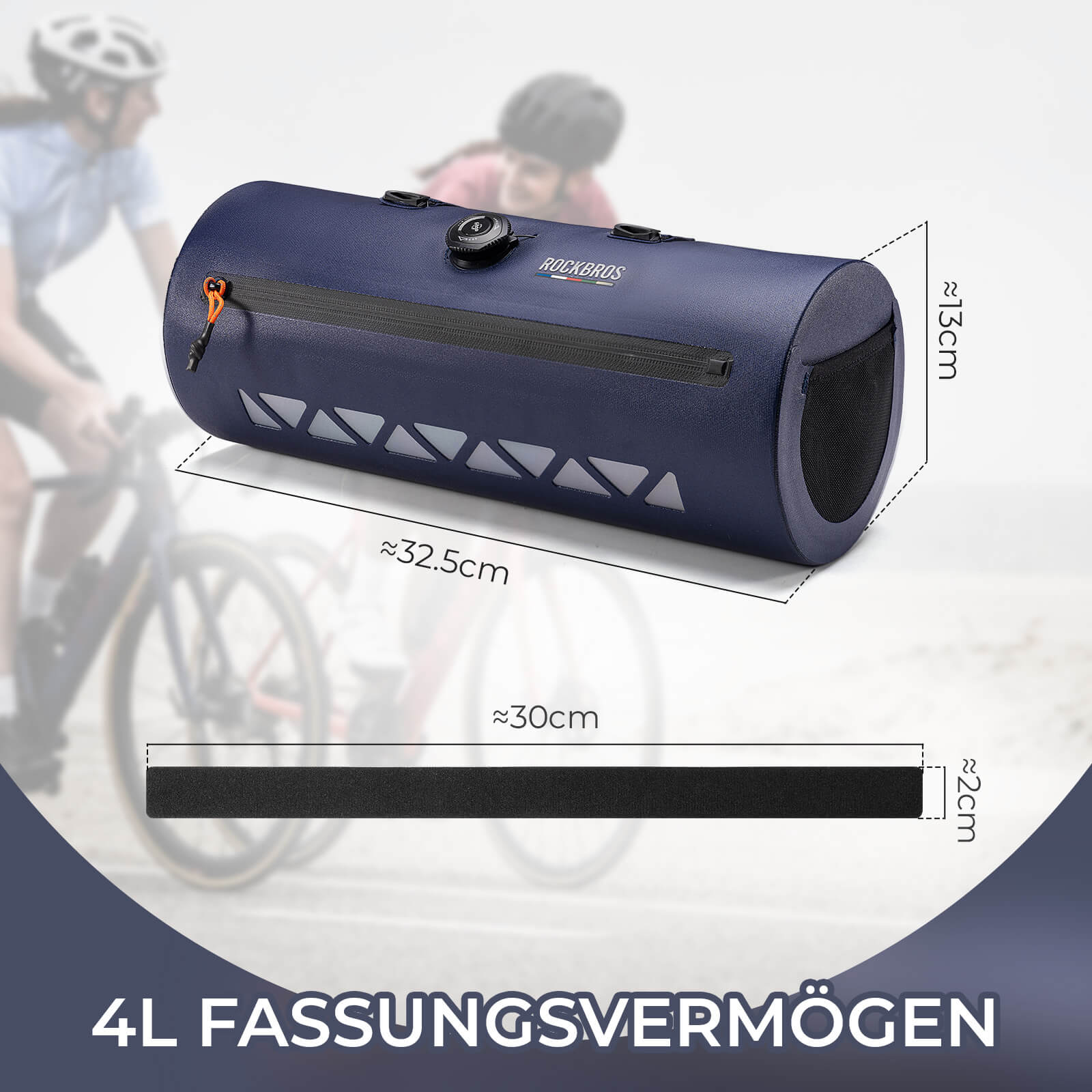 Road to Sky Fahrrad Lenkertasche Wasserdicht 4L - Image 4