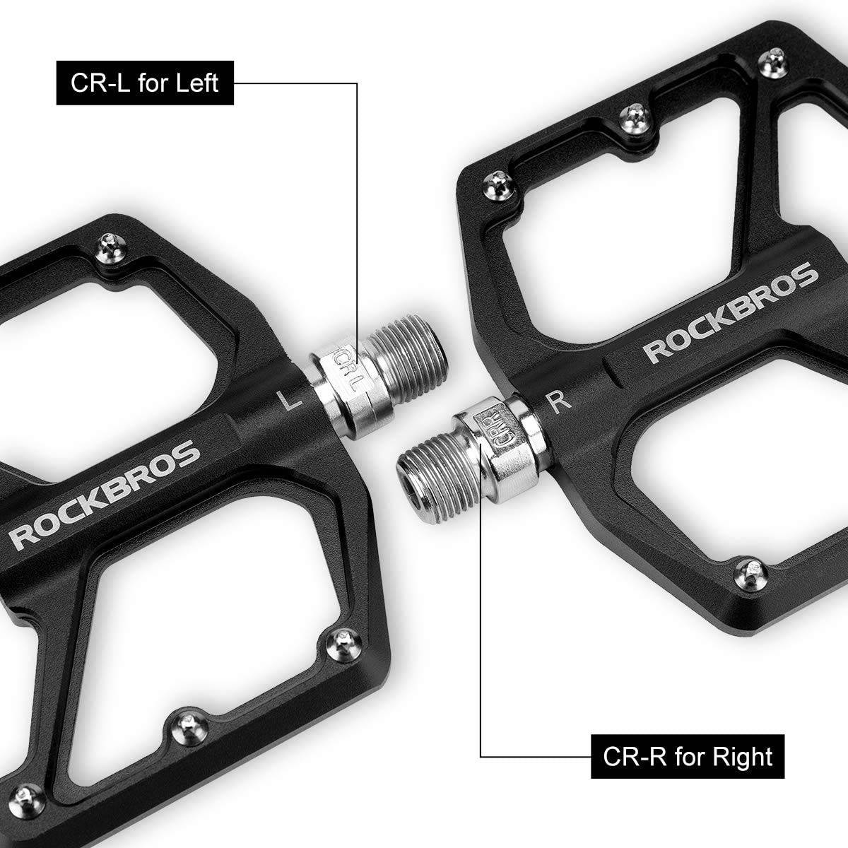 ROCKBROS Aluminium Platform Pedale 9/16 Zoll für MTB E-Bike Stadtrad - Image 21
