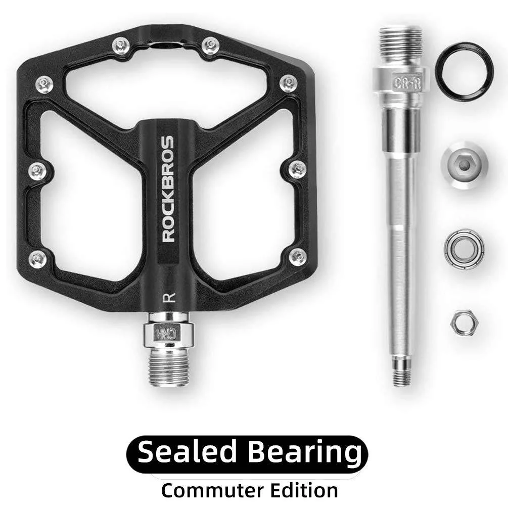 ROCKBROS Aluminium Platform Pedale 9/16 Zoll für MTB E-Bike Stadtrad - Image 24
