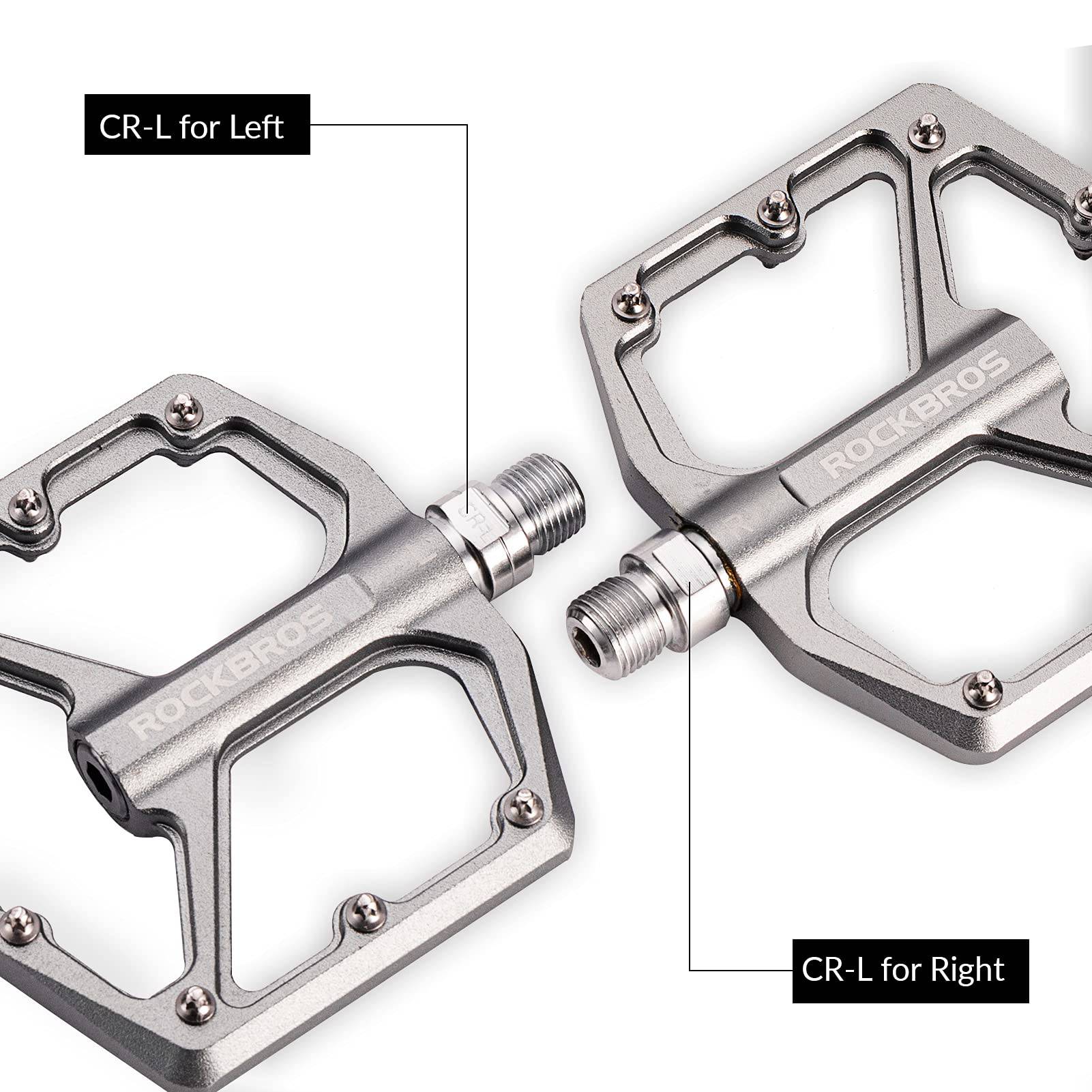 ROCKBROS Aluminium Platform Pedale 9/16 Zoll für MTB E-Bike Stadtrad - Image 28