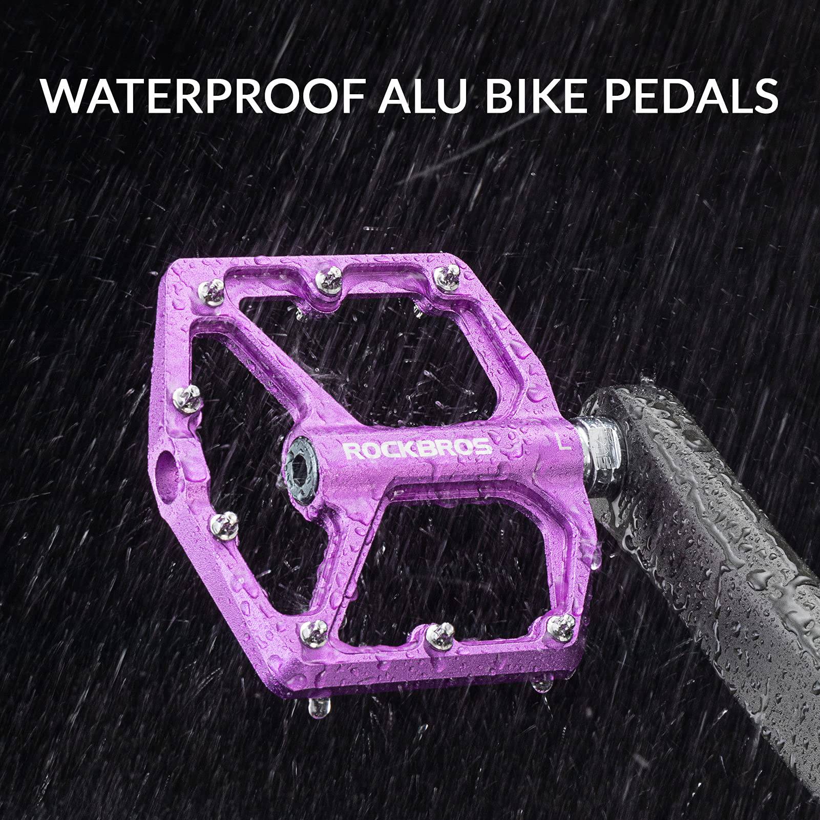 ROCKBROS Aluminium Platform Pedale 9/16 Zoll für MTB E-Bike Stadtrad - Image 36