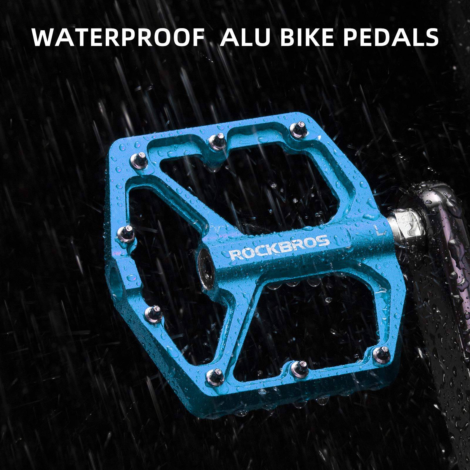 ROCKBROS Aluminium Platform Pedale 9/16 Zoll für MTB E-Bike Stadtrad - Image 7