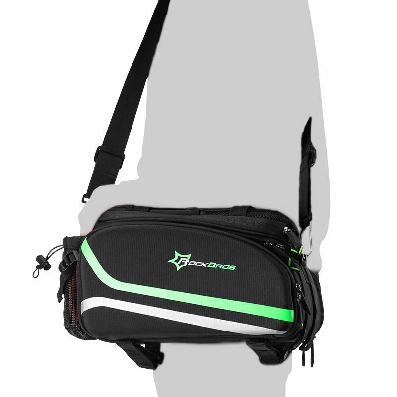 ROCKBROS Fahrrad Gepäckträgertasche wasserdichte mit Regenschutz 17-35L - Image 12