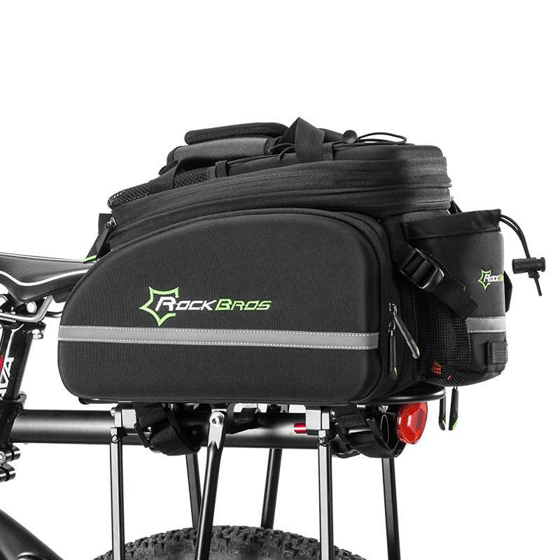 ROCKBROS Fahrrad Gepäckträgertasche wasserdichte mit Regenschutz 17-35L - Image 4