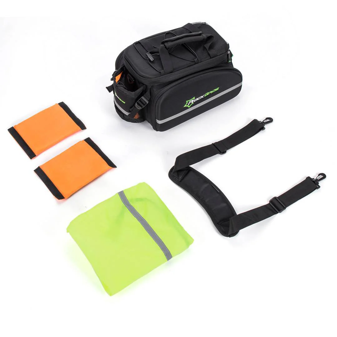 ROCKBROS Fahrrad Gepäckträgertasche wasserdichte mit Regenschutz 17-35L - Image 6