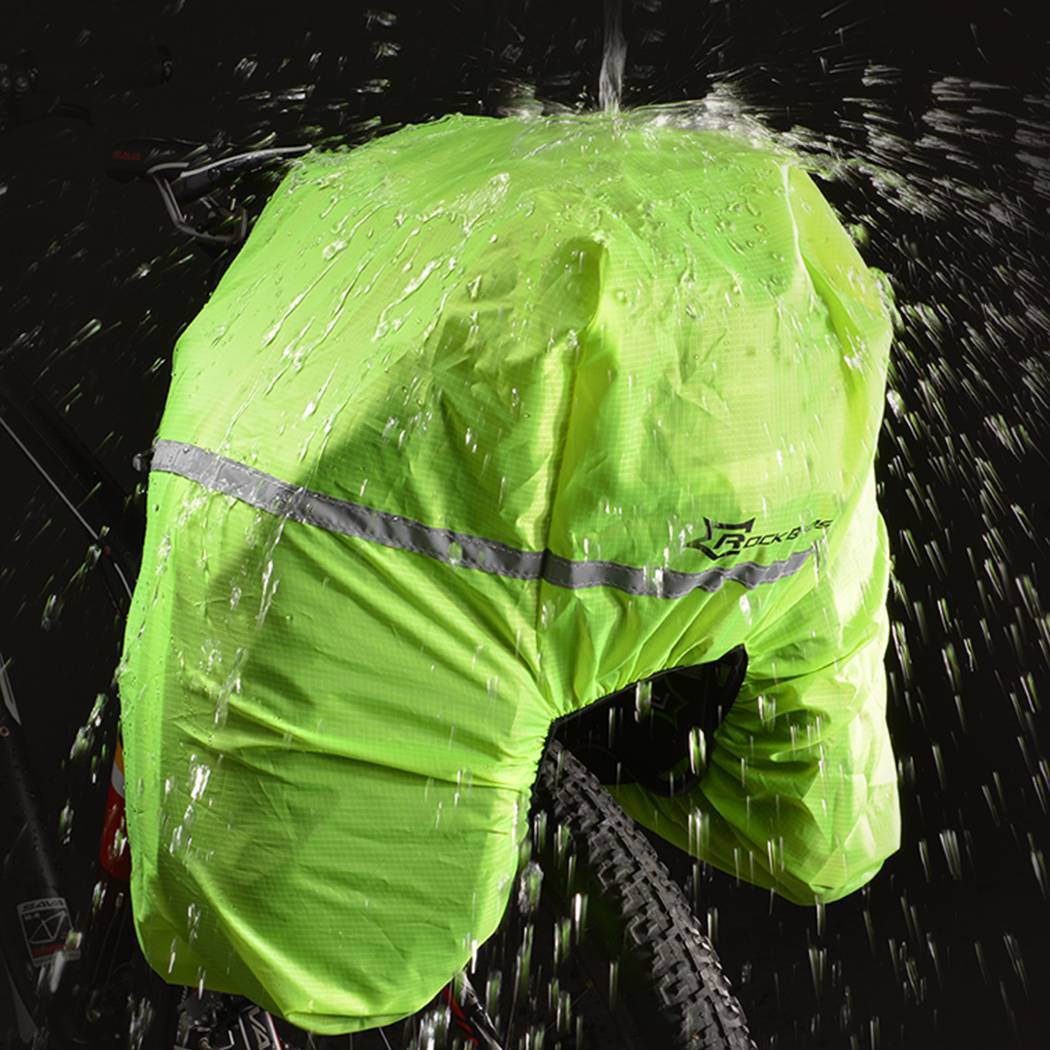ROCKBROS Fahrrad Gepäckträgertasche wasserdichte mit Regenschutz 17-35L - Image 8