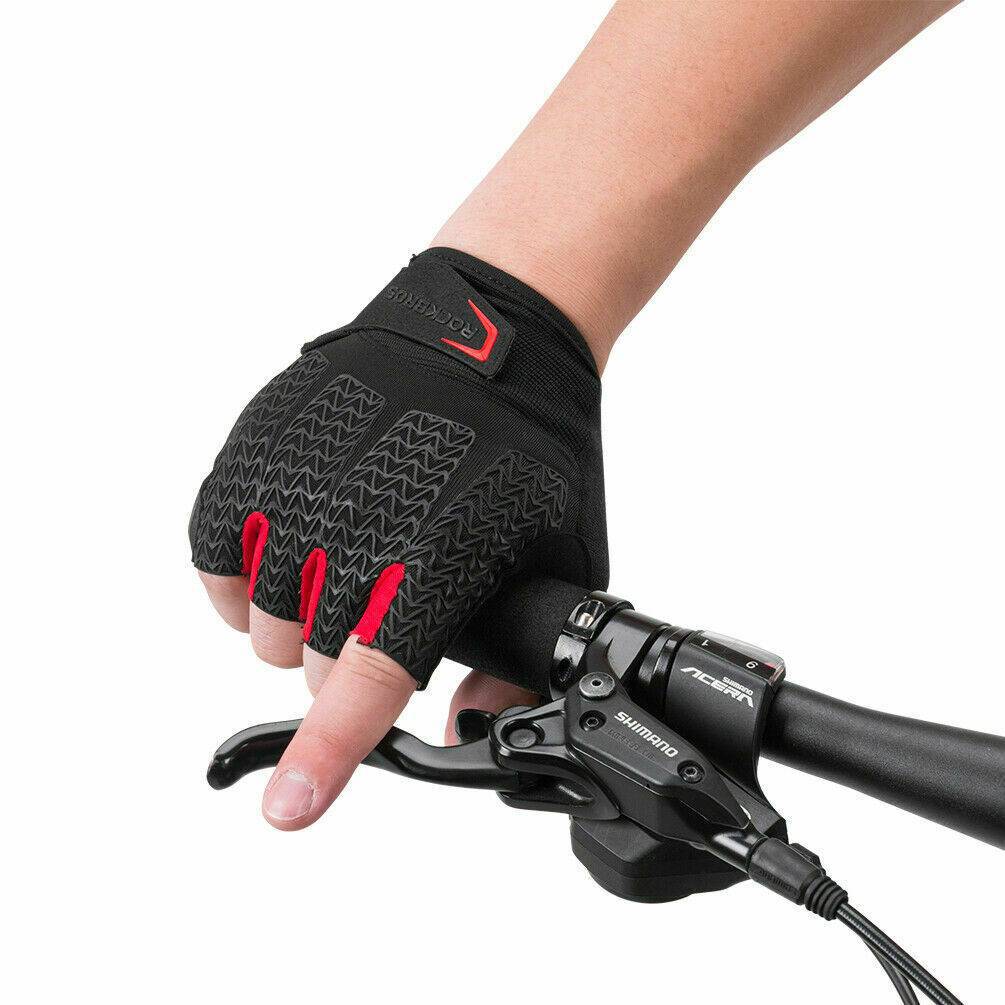 ROCKBROS Fahrrad Handschuhe Damen Herren Halbfinger Fahrradhandschuhe - Image 8