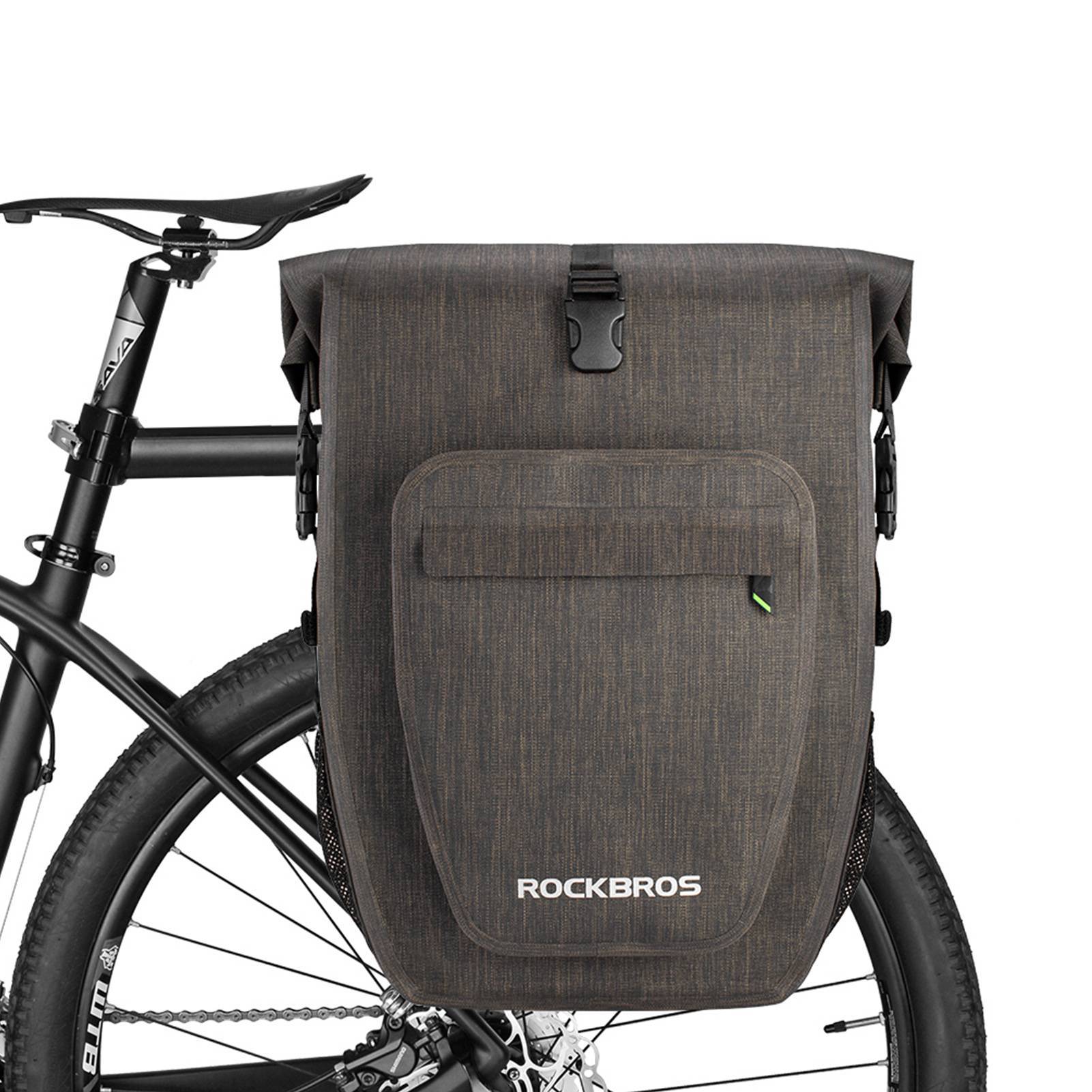 ROCKBROS Fahrrad hinter Gepäckträgertasche wasserdicht 20-27L für E-Bike/Rennrad/MTB - Image 4